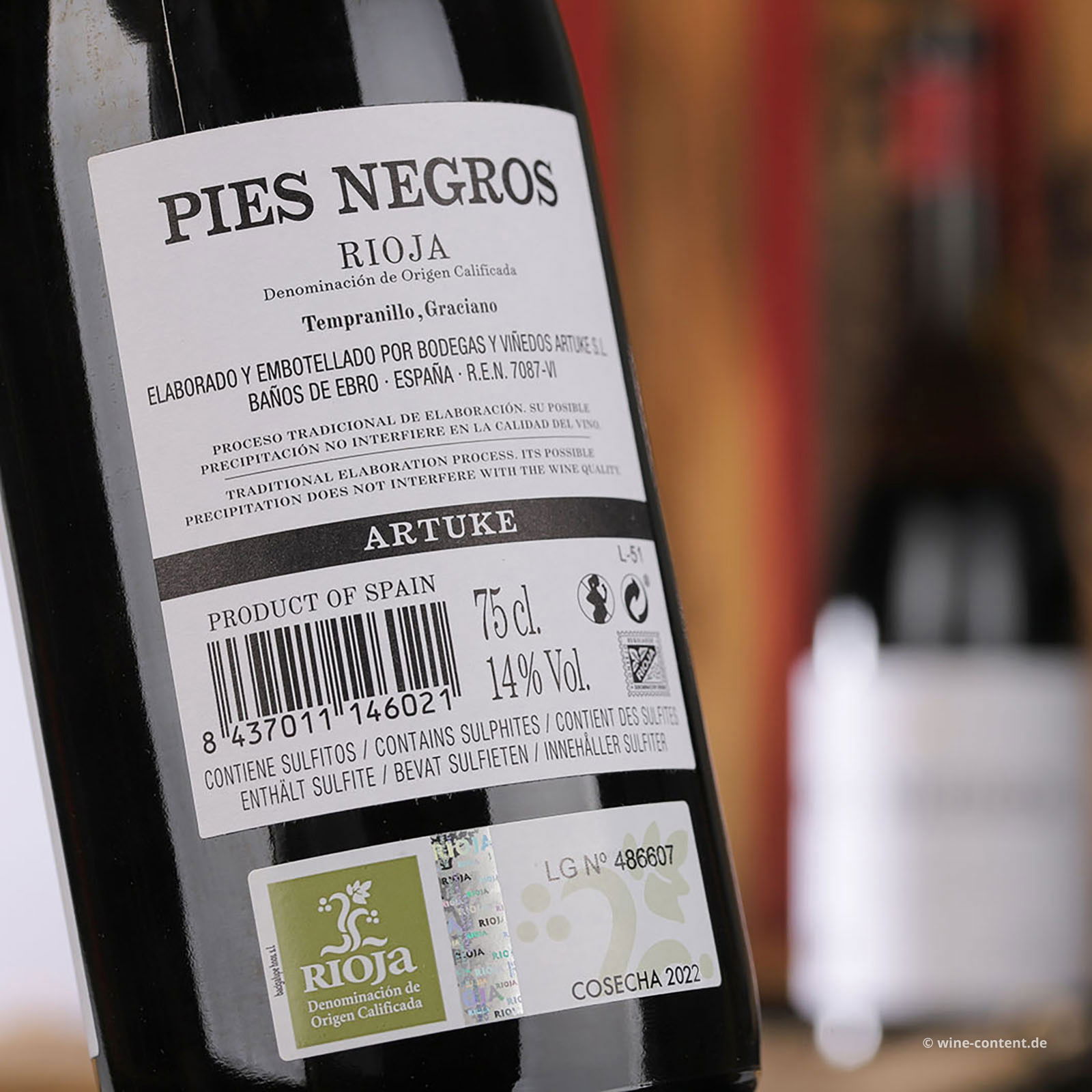Rioja 2022 Pies Negros