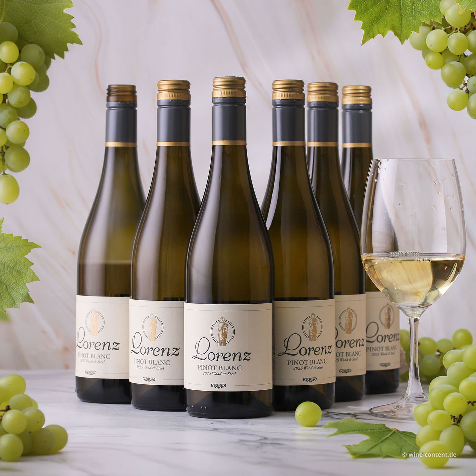 6er-Sparpaket Pinot Blanc 2025 Wood & Steel