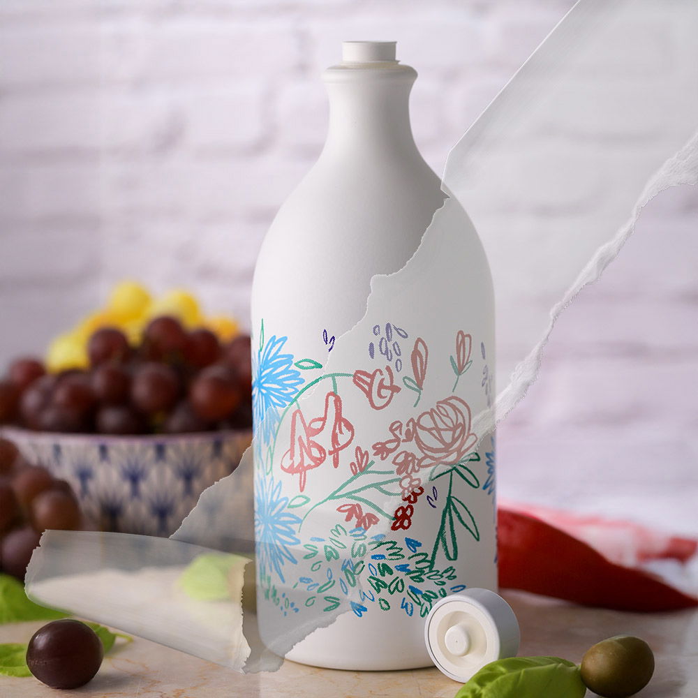 0,5 L Olivenöl Extra Vergine 2024 Fruttato Intenso Coolors Fiorato (Lagerschaden)