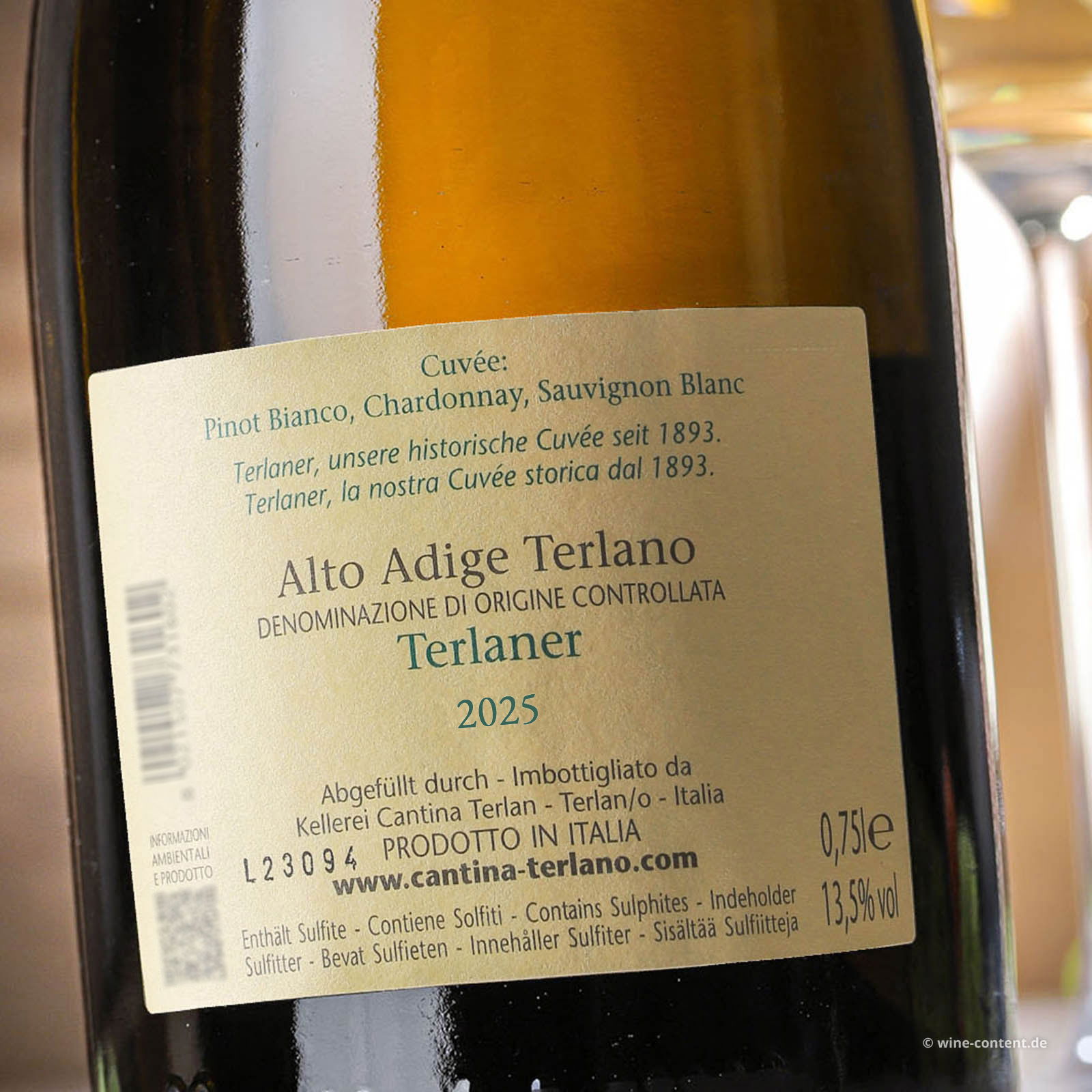 Terlaner Cuvée 2025