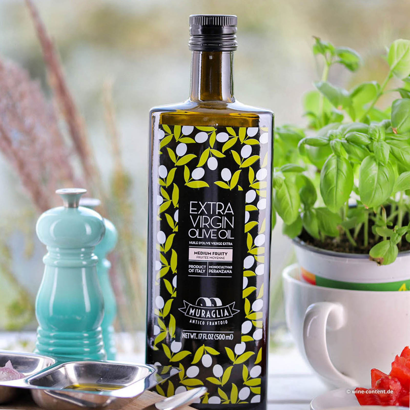 0,5 L Olivenöl Extra Vergine 2024 Fruttato Medio Glasflasche
