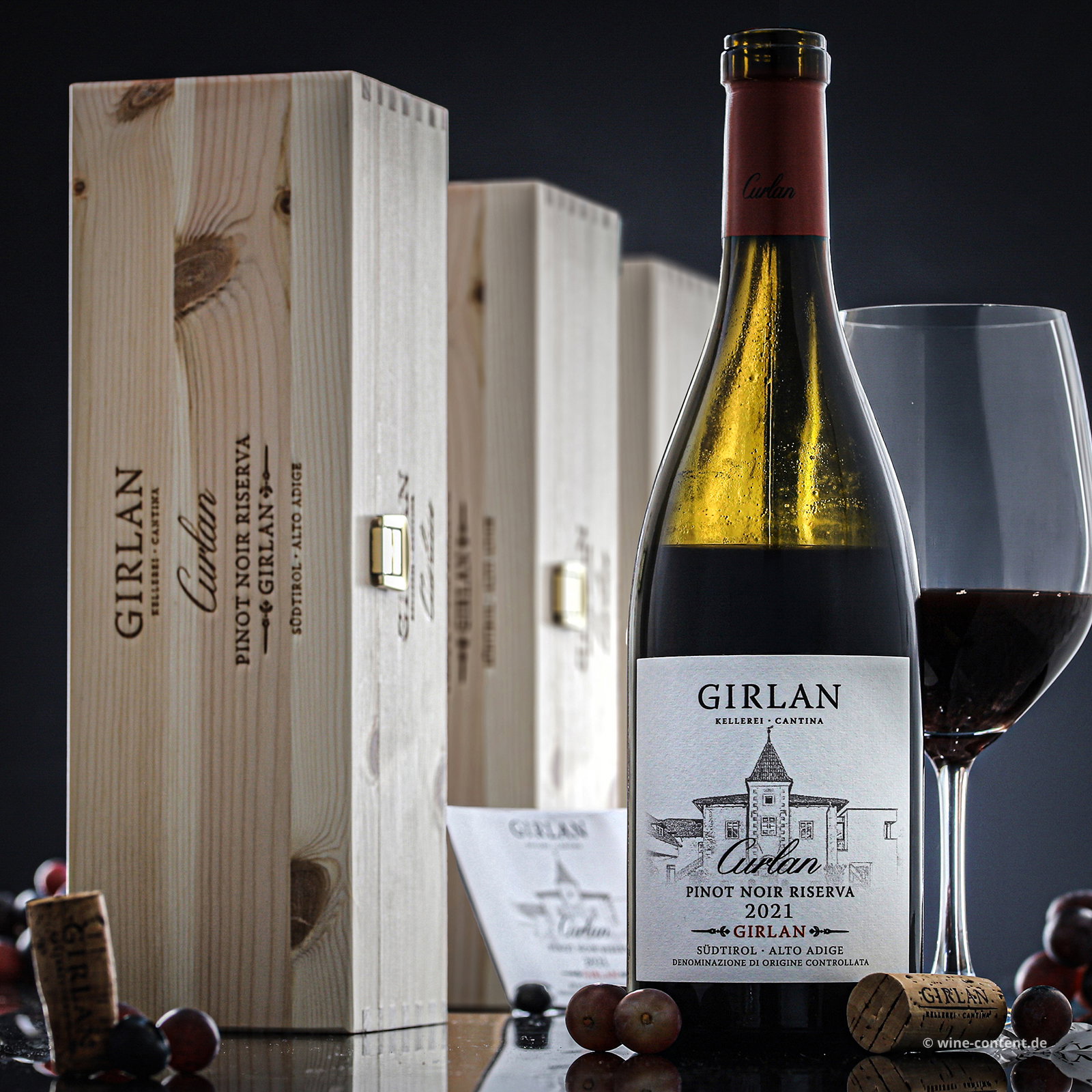 3er-Paket Pinot Noir Riserva 2021 Curlan