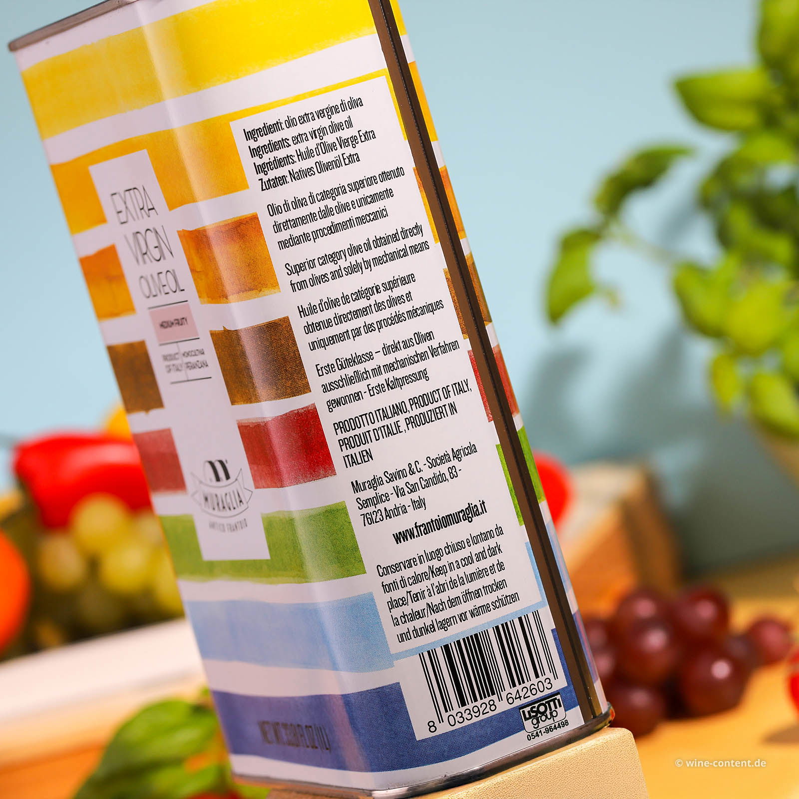 1 L Olivenöl Extra Vergine 2025 Fruttato Medio Kanister