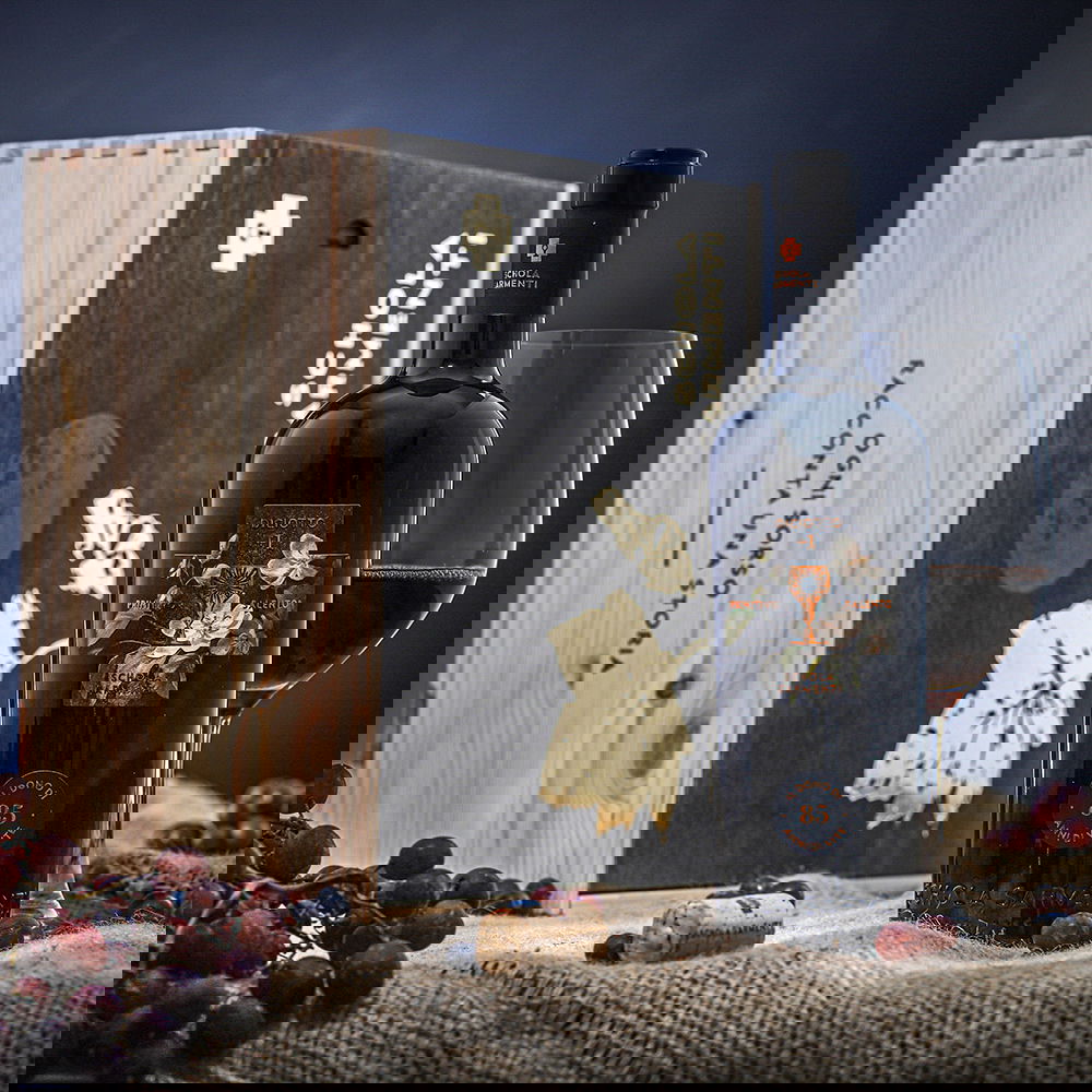 6er-Holzkiste Primitivo Salento 2021 Diciotto +1