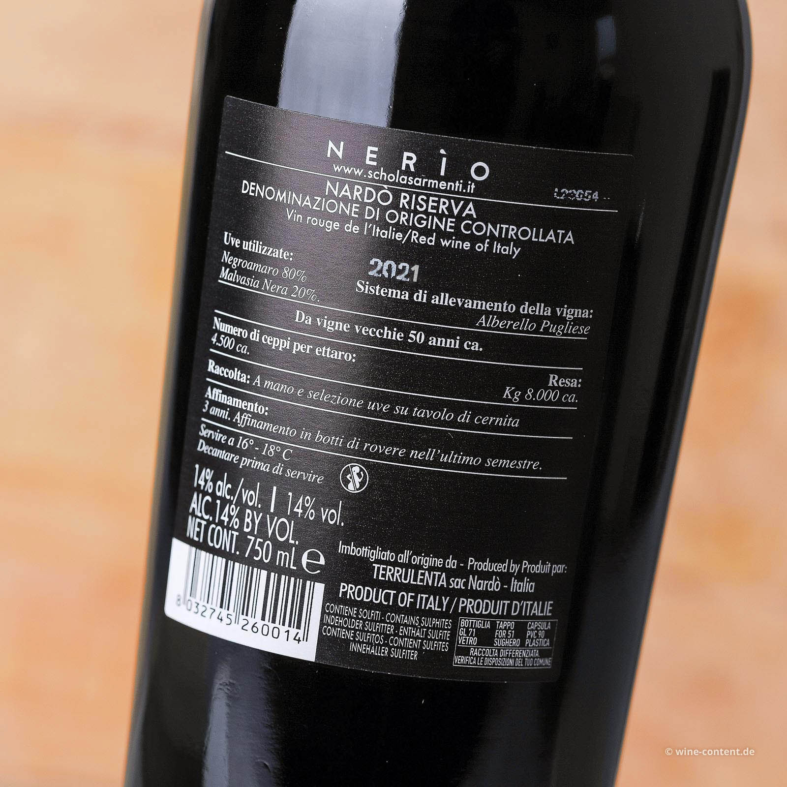 Nardò Riserva 2021 Nerìo