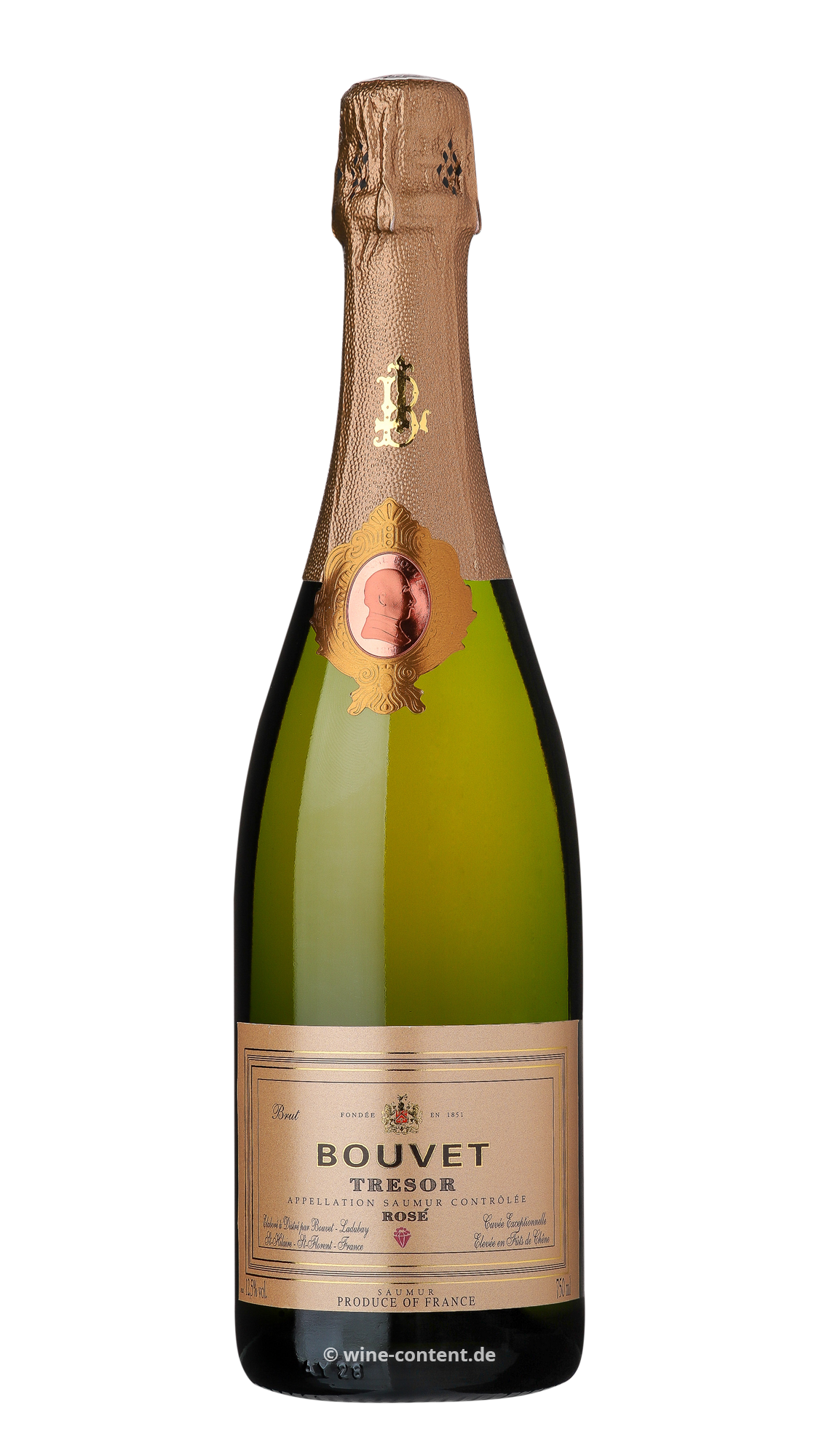 6er-Sparpaket Crémant Saumur Rosé Trésor Brut