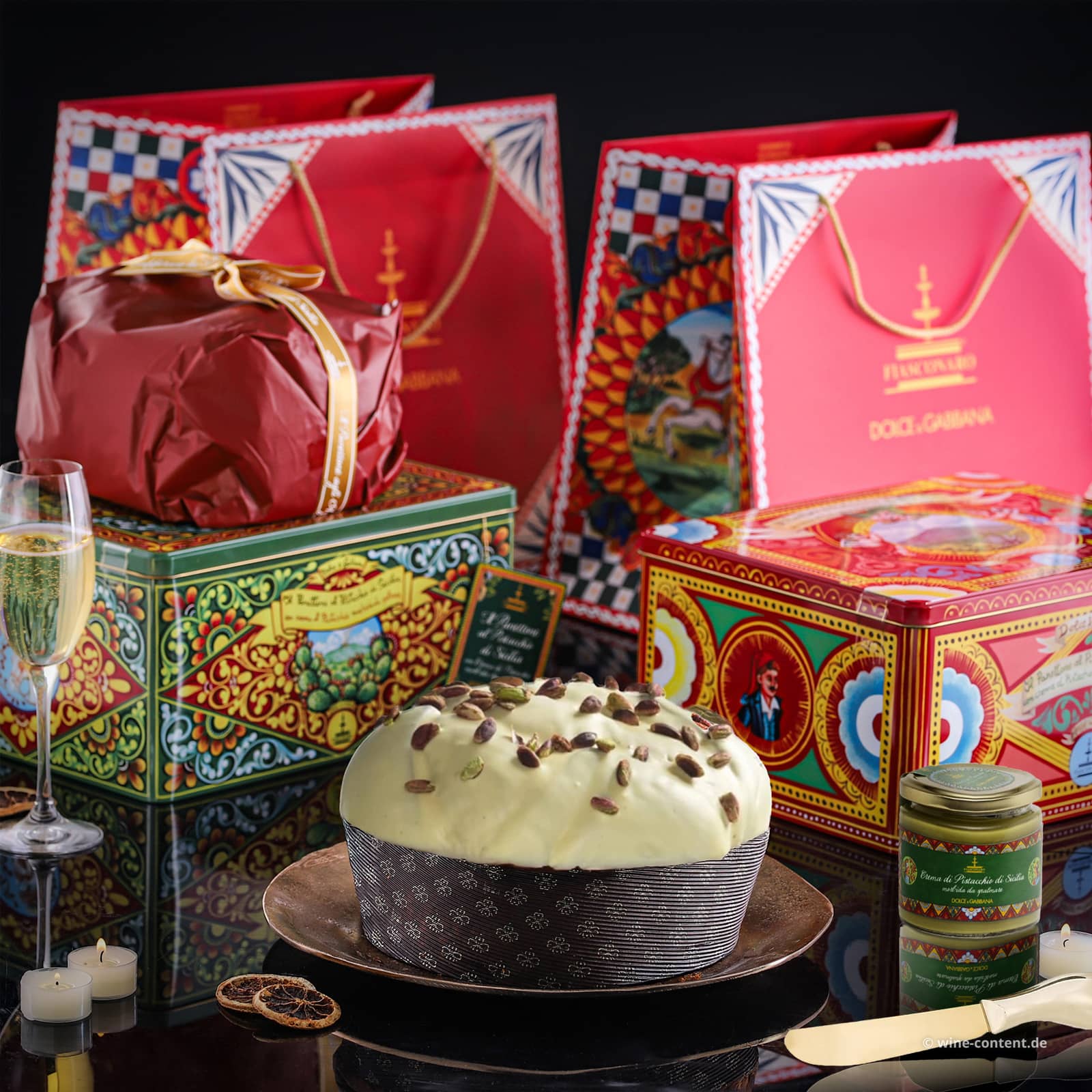 2x Panettone mit sizilianischen Pistazien Dolce & Gabbana