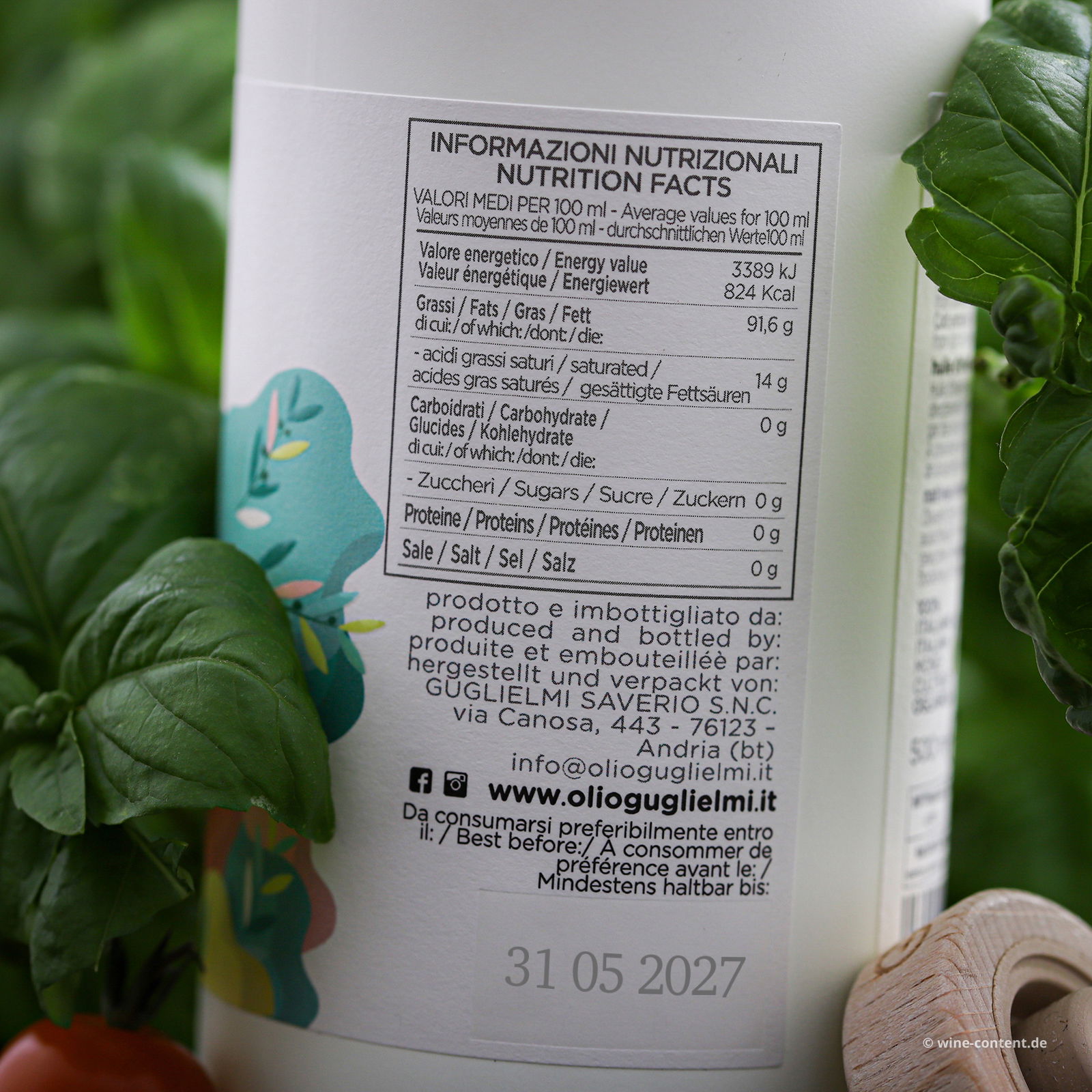 0,5 L Olivenöl Extra Vergine 2025 Ogliarola