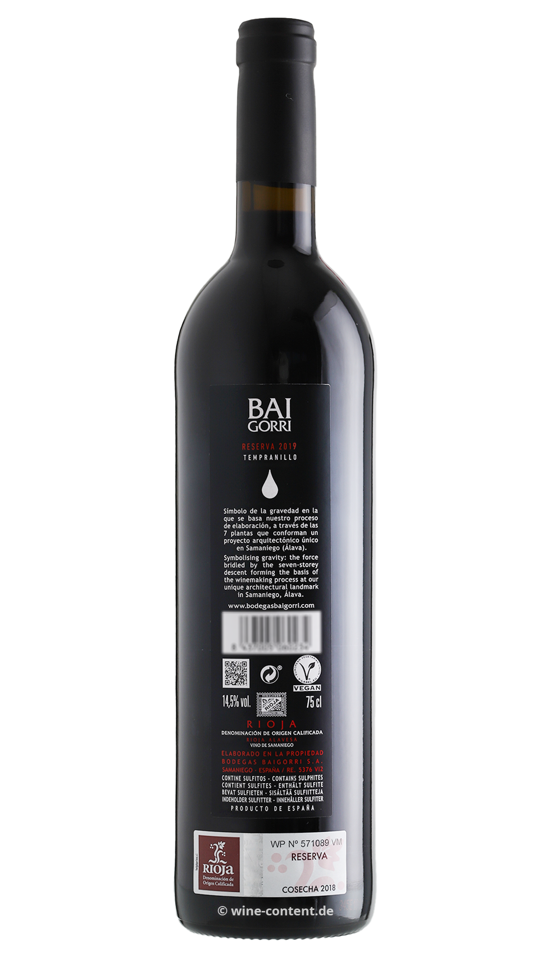 Rioja Reserva 2019