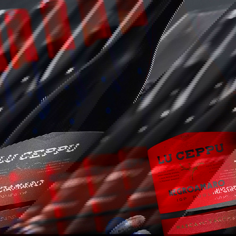 6er-Sparpaket Negroamaro 2023 Lu Ceppu