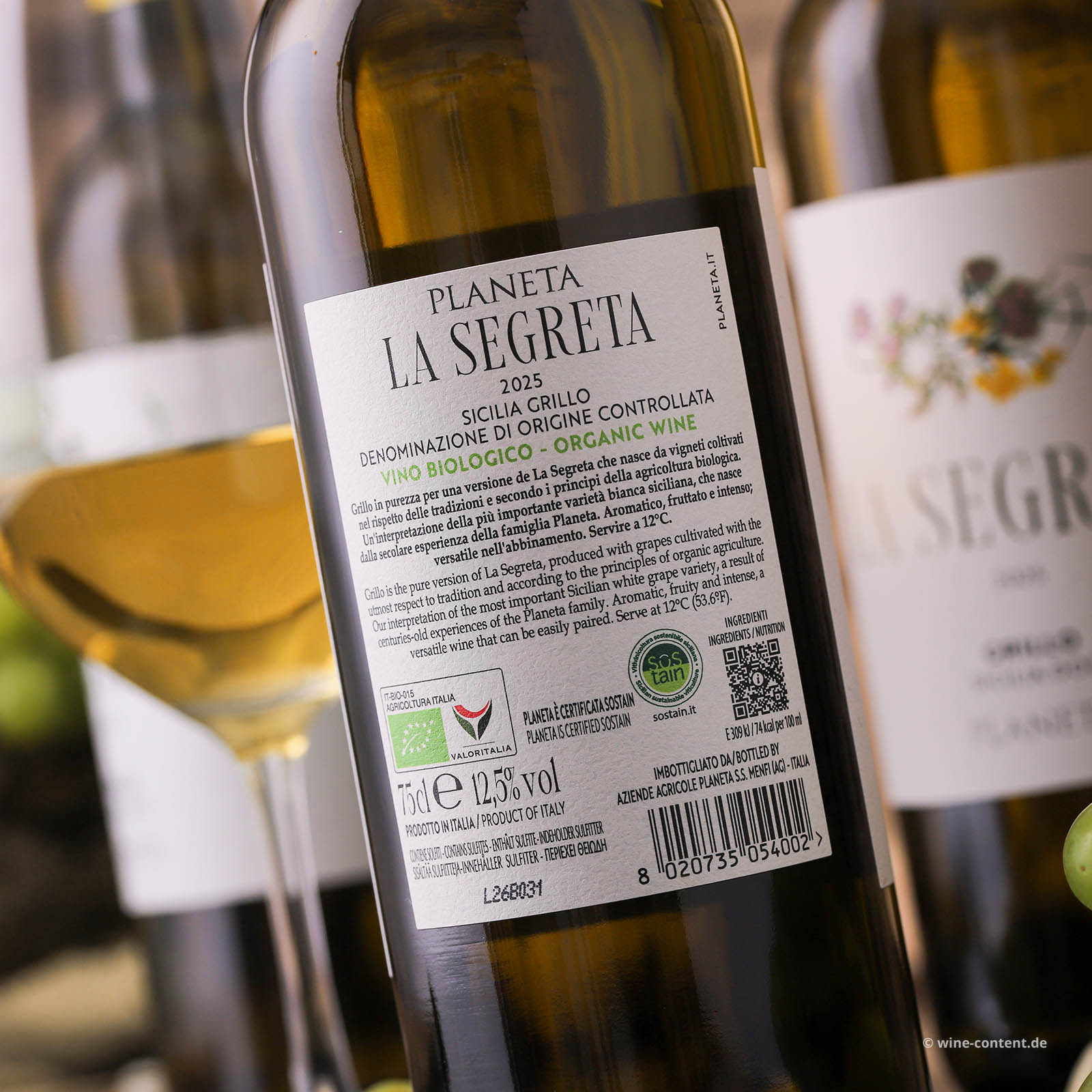 6er-Sparpaket Grillo Sicilia 2025 La Segreta Bio