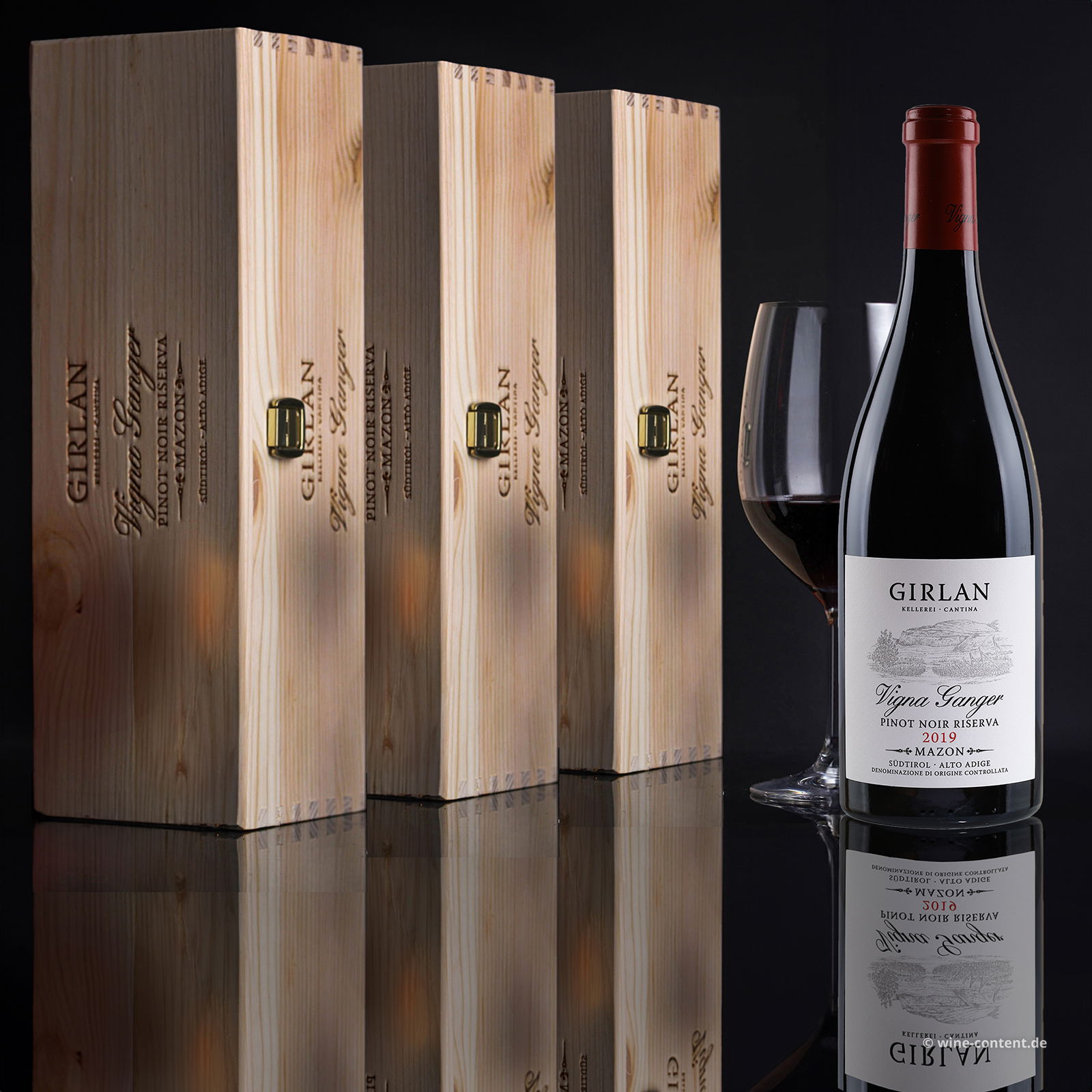 3er-Paket Pinot Noir Riserva 2019 Vigna Ganger 3er-Paket Pinot Noir Riserva 2019 Vigna Ganger