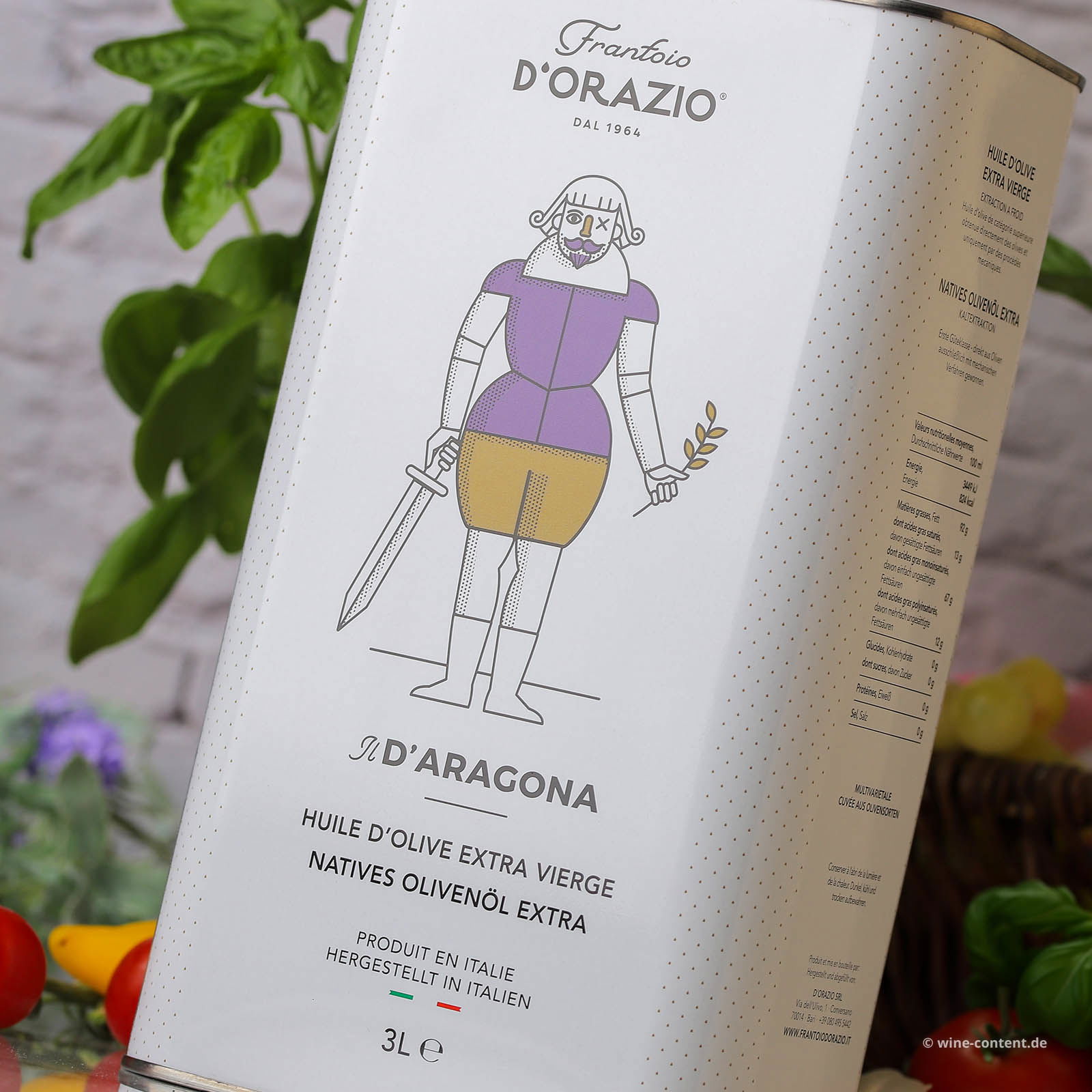 3 L Olivenöl Extra Vergine Il D'Aragona Kanister