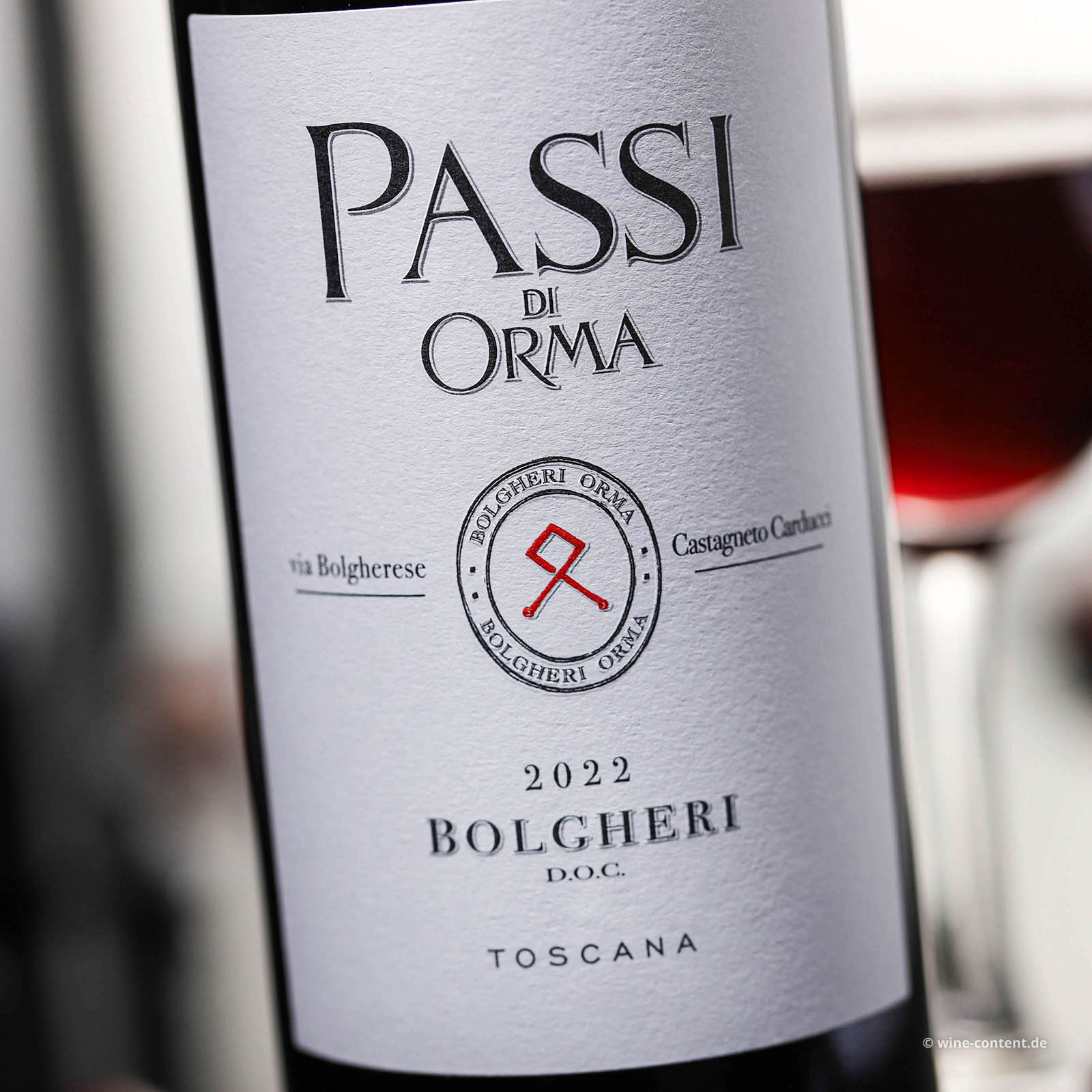 Bolgheri Rosso 2022 Passi di Orma Bolgheri Rosso 2022 Passi di Orma