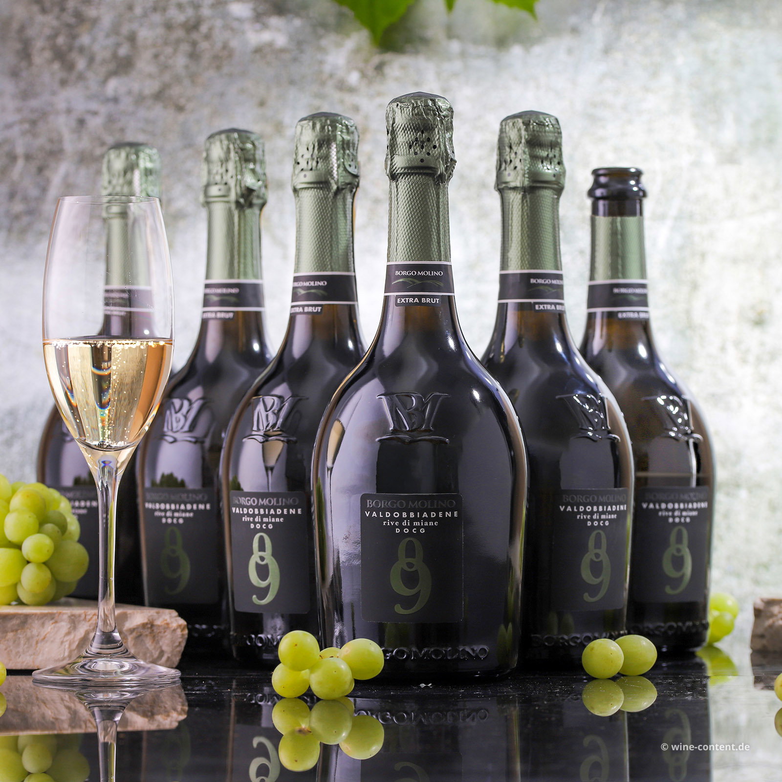 6er-Sparpaket  Prosecco Superiore 2025 Rive di Miane Extra Brut