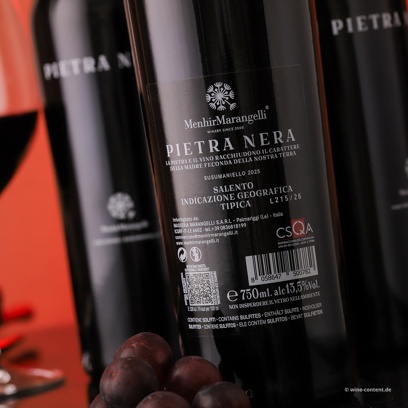6er-Sparpaket Susumaniello Salento 2025 Pietra Nera