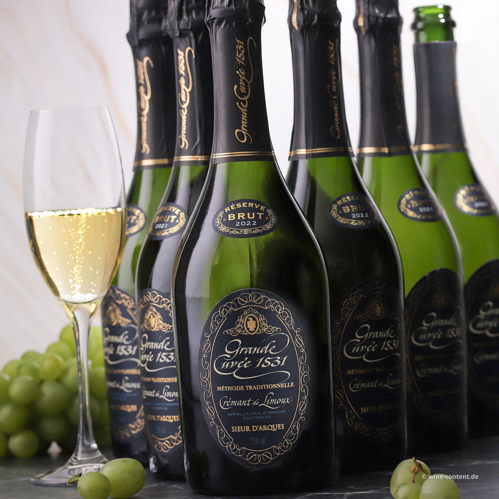 6er-Sparpaket Crémant de Limoux Réserve 2022 Grande Cuvée 1531 Brut