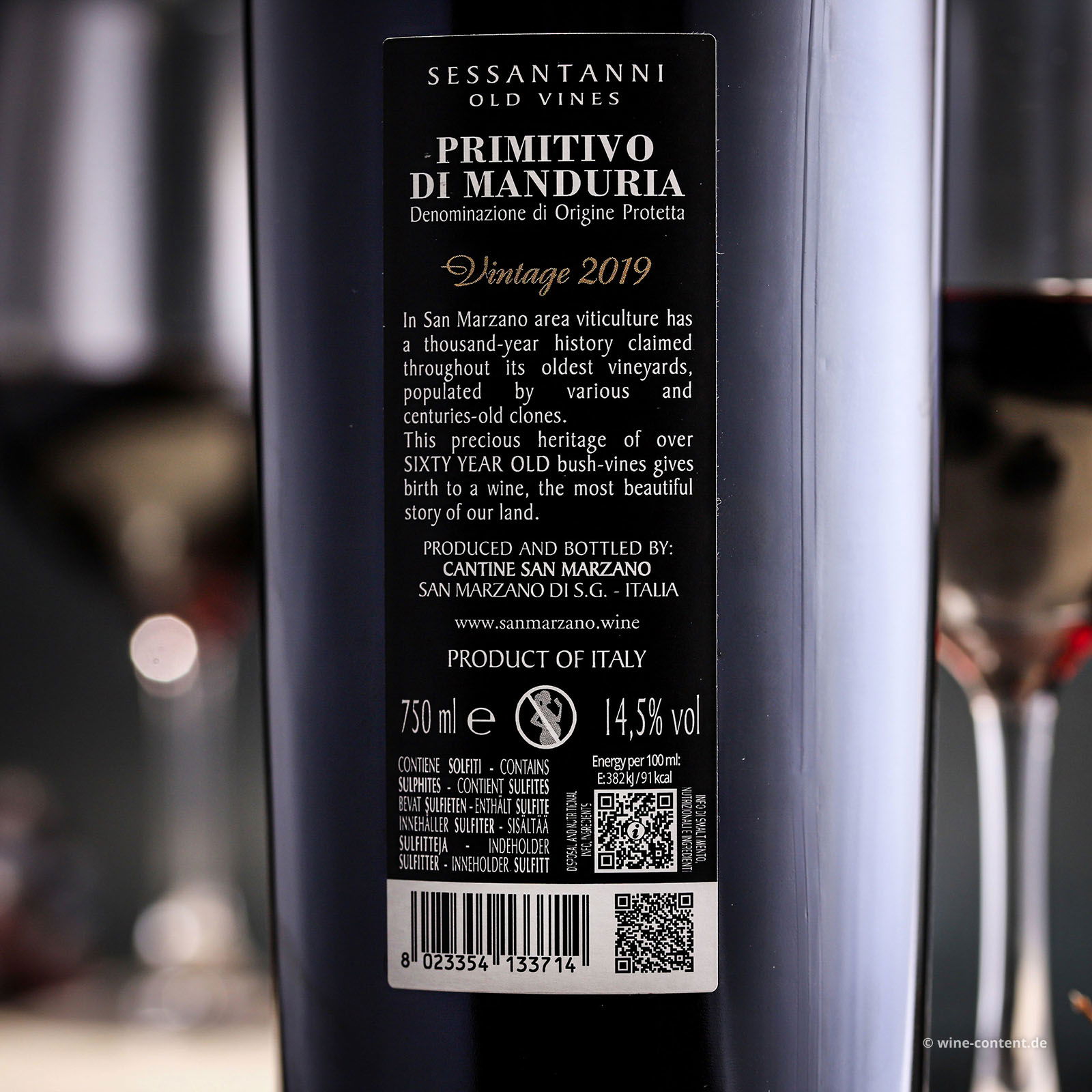 Primitivo di Manduria 2019 Sessantanni