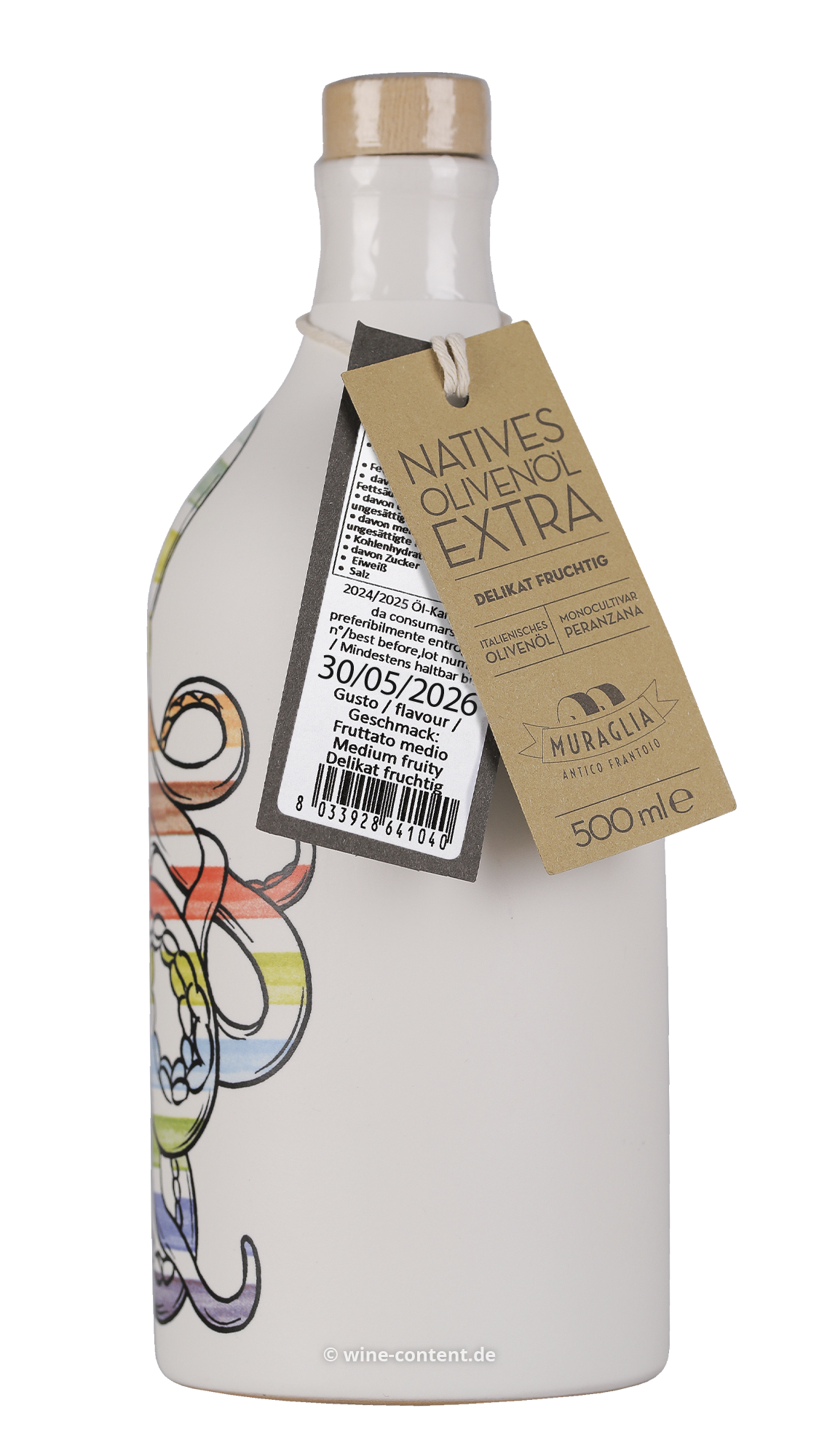 0,5 L Olivenöl Extra Vergine 2024  Fruttato Medio Polpo