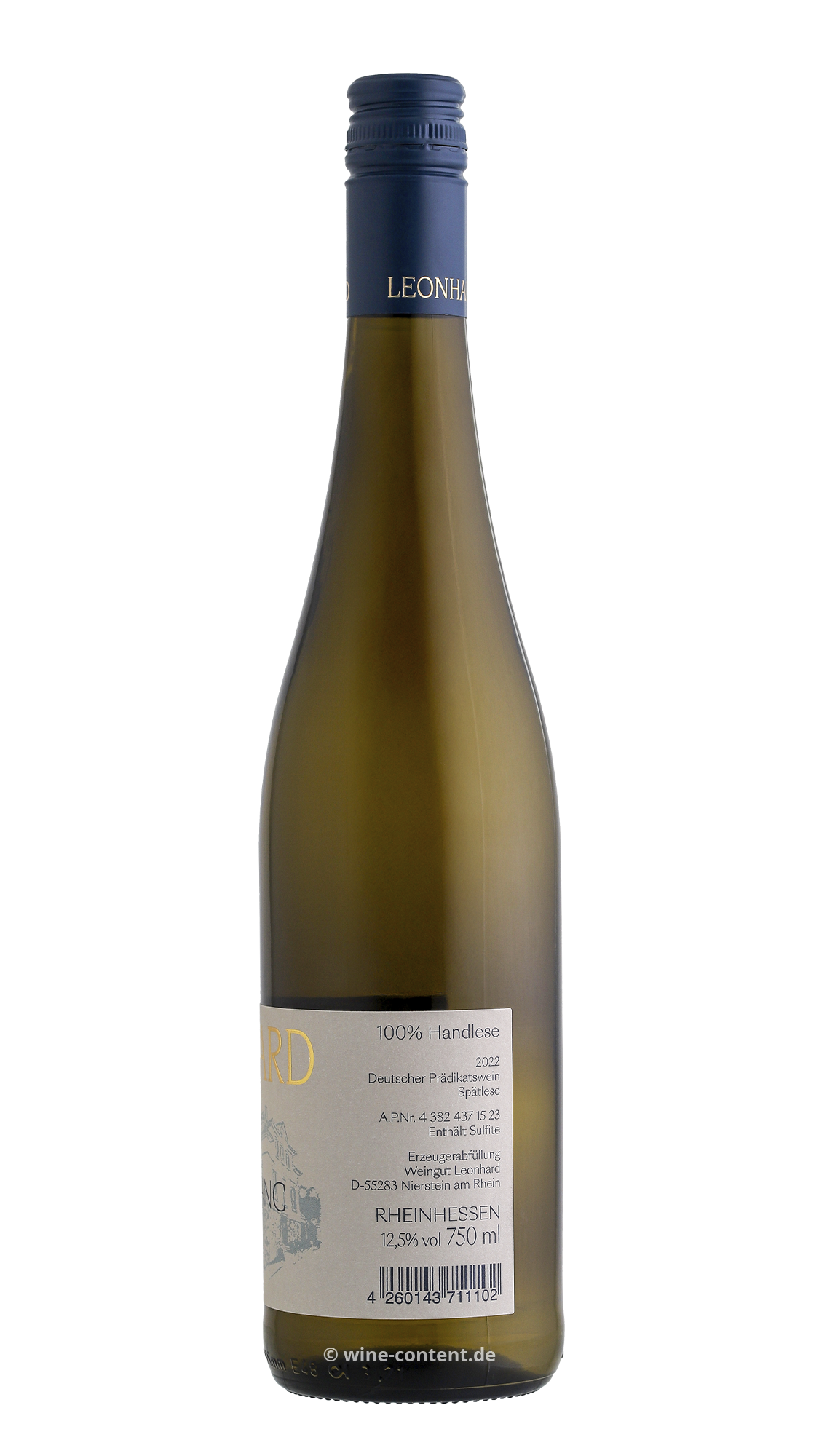 Pinot Blanc Spätlese trocken 2022 Paterberg vom Kalk