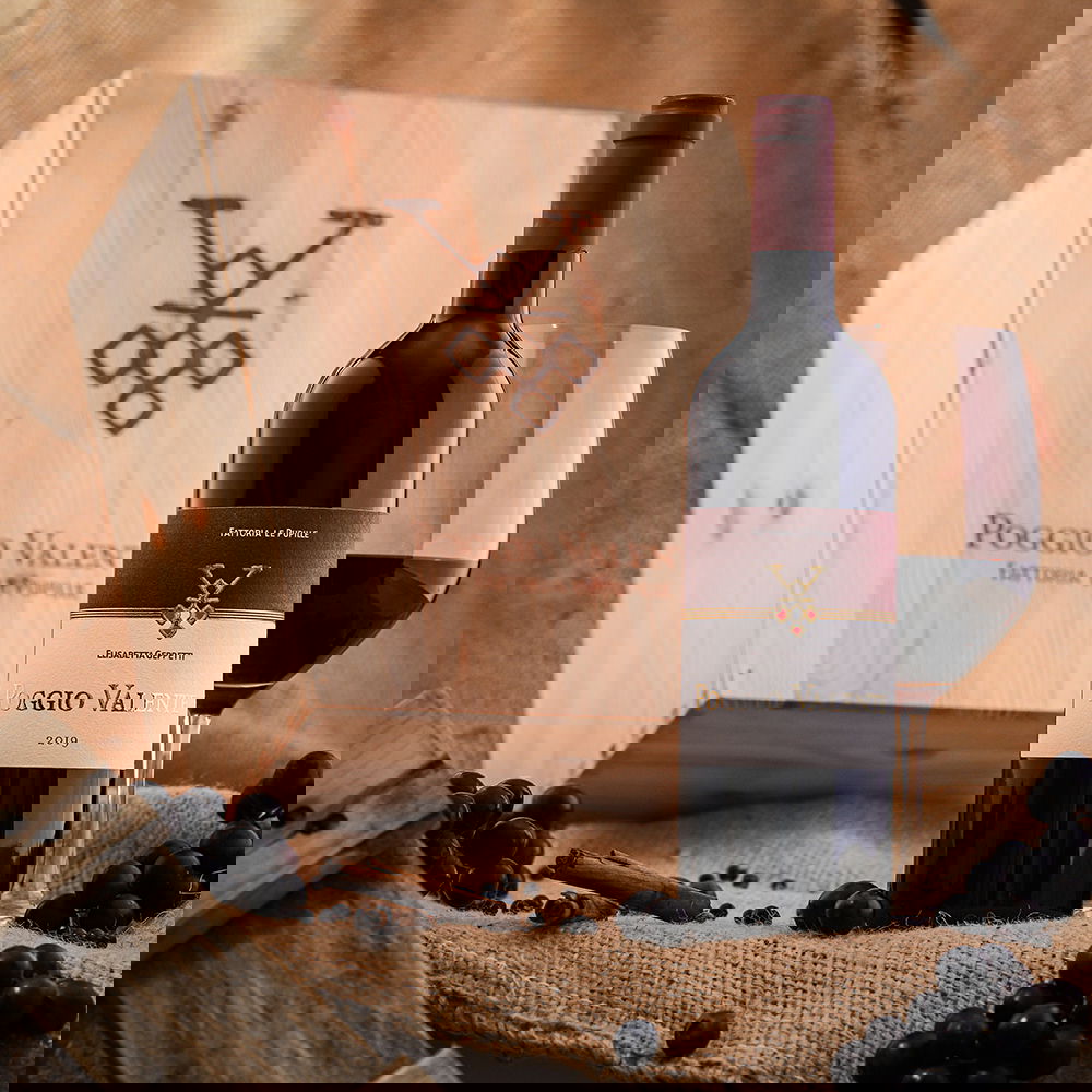 6er-Holzkiste Poggio Valente 2019
