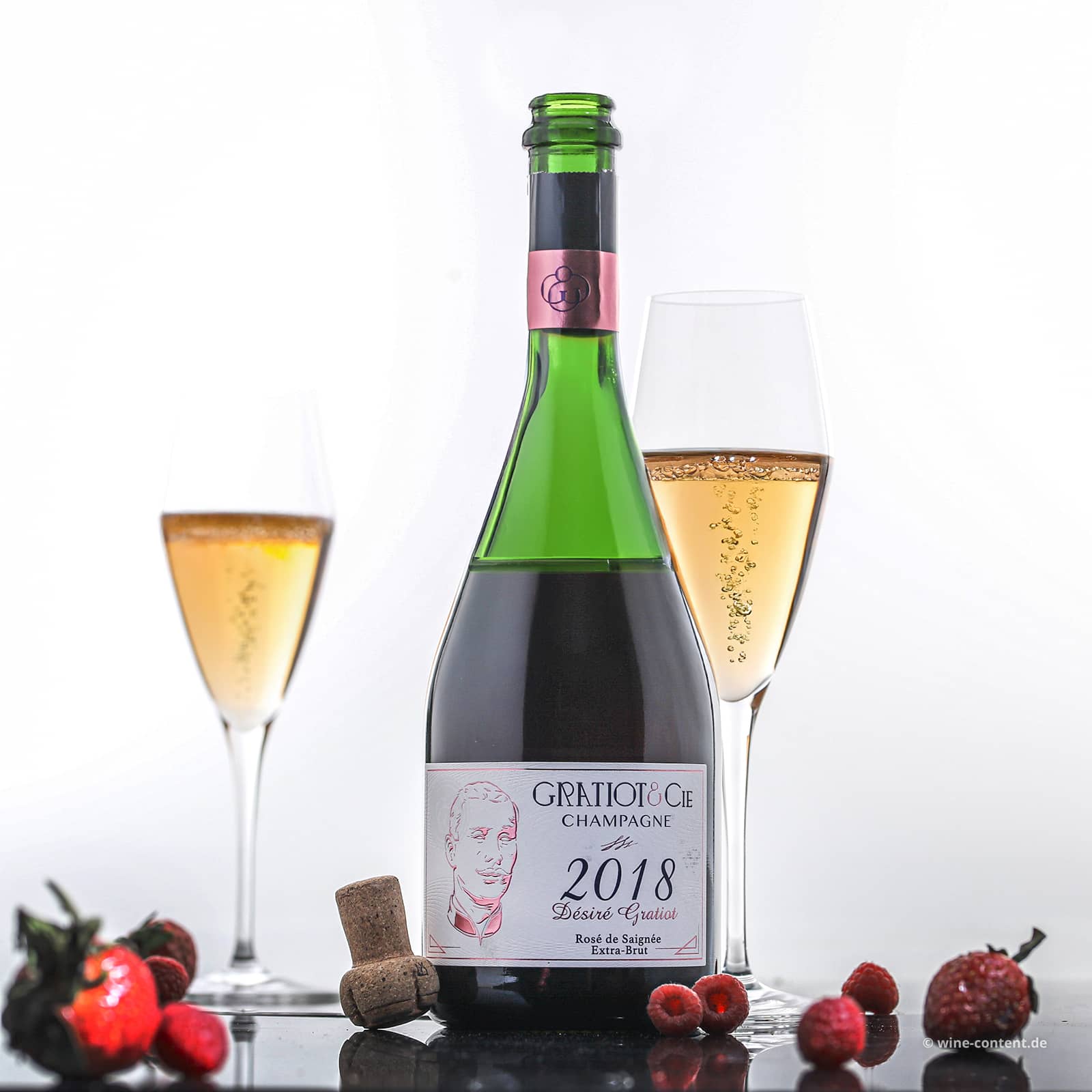 Champagner Rosé de Saignée 2018 Désiré Gratiot Extra Brut
