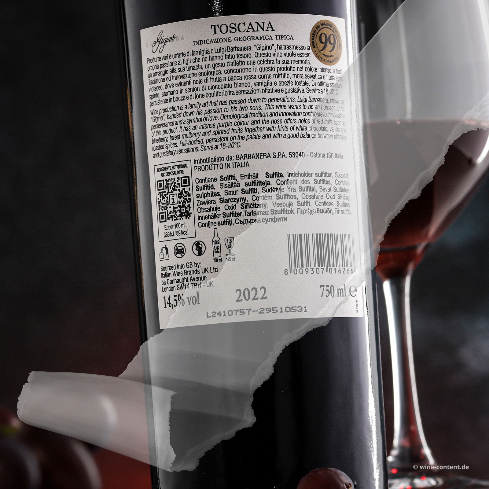 Gigino Rosso 2022 Anniversario 80 (Lagerschaden)