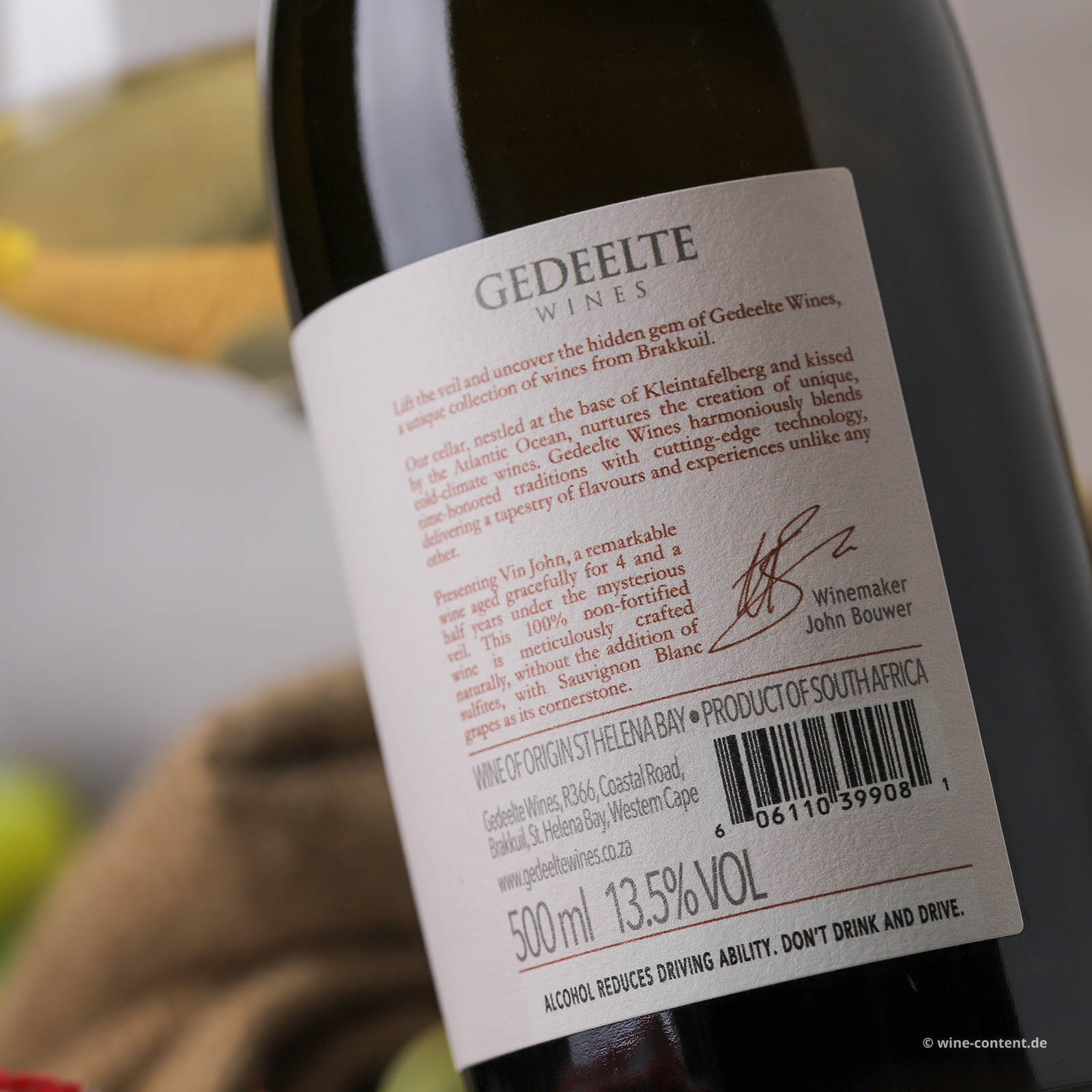 Sauvignon Blanc 2018 Deel 6 Vin John