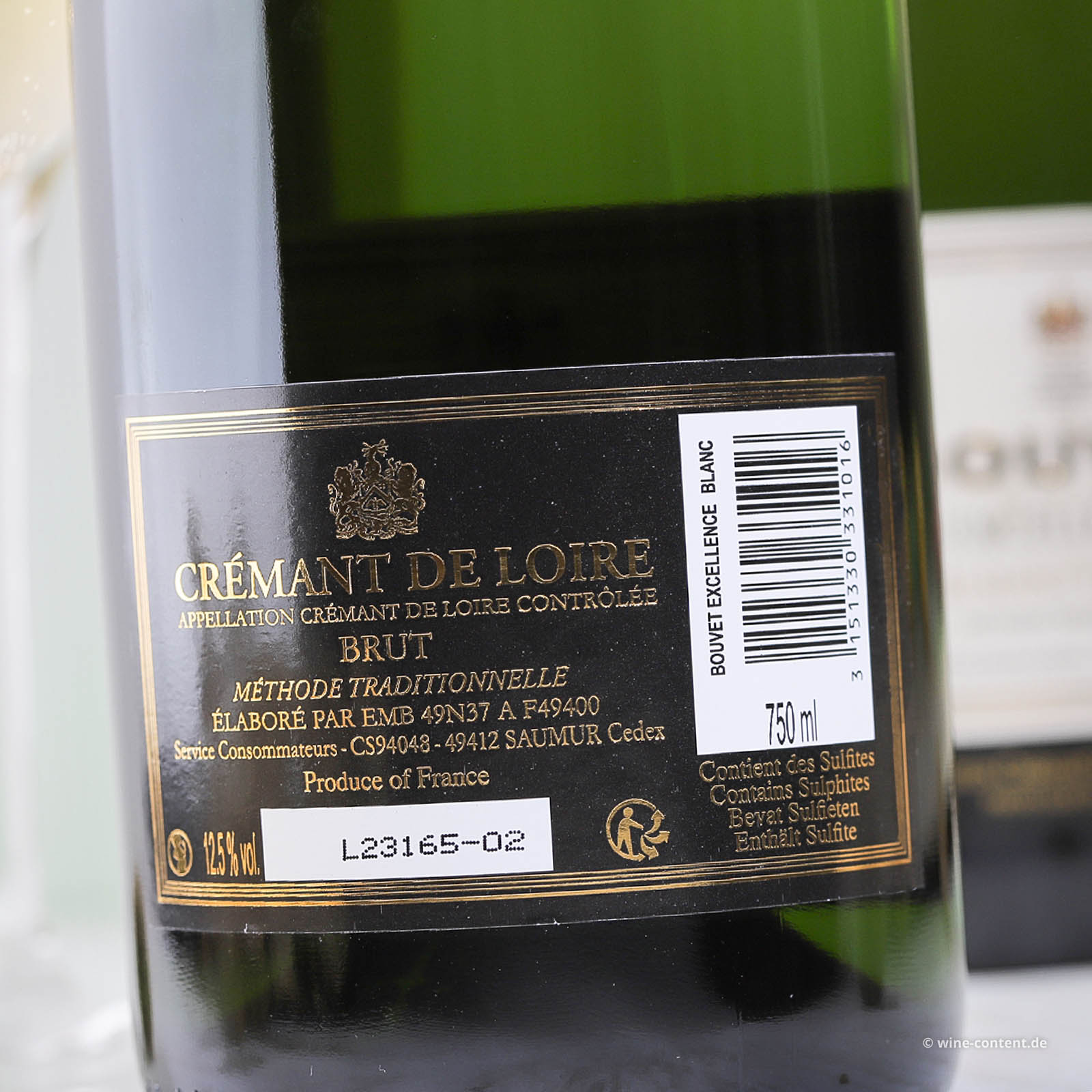 Crémant de Loire Excellence Brut (Lagerschaden)