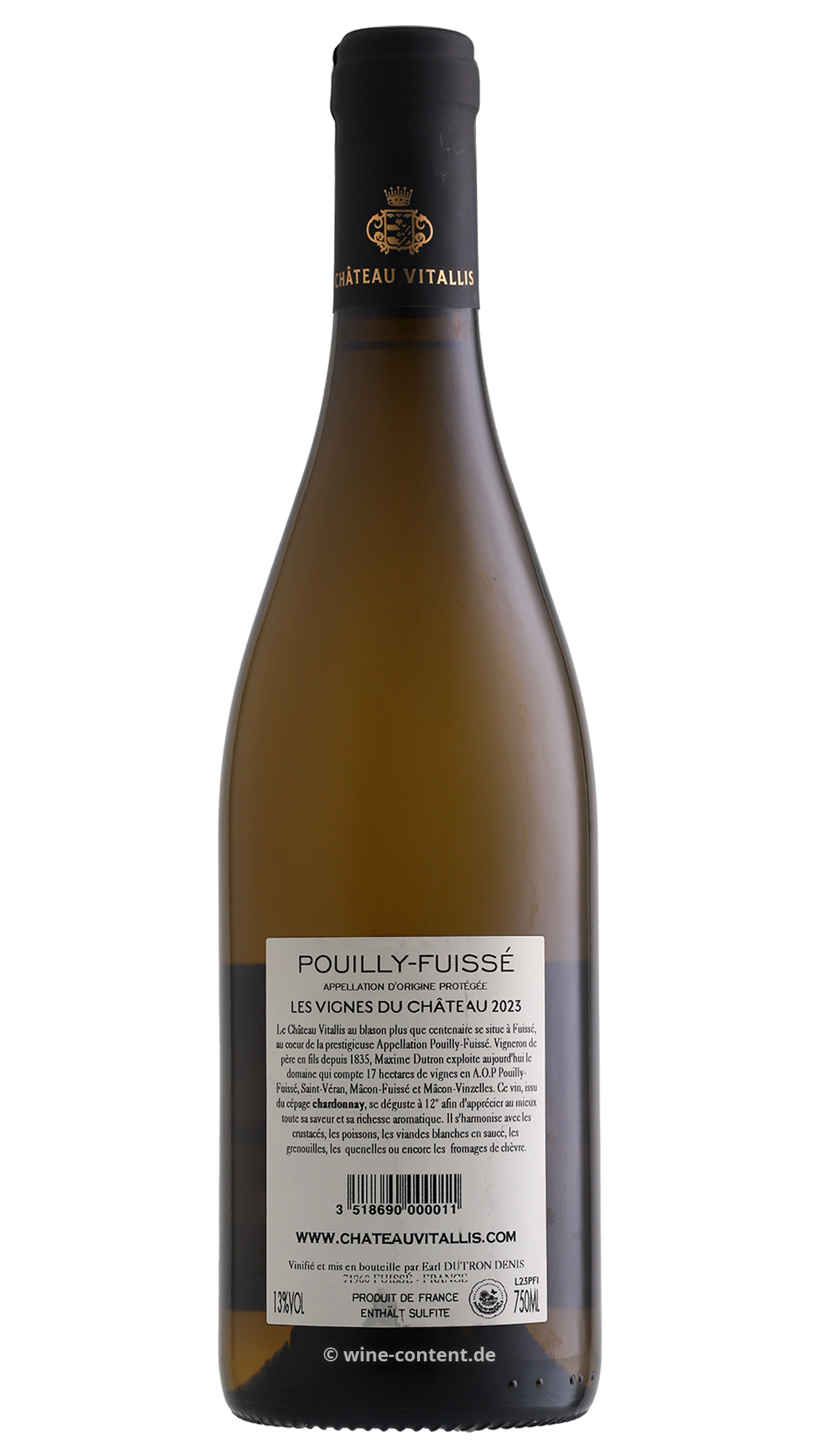 Pouilly-Fuissé 2023 Les Vignes du Château Pouilly-Fuissé 2023 Les Vignes du Château