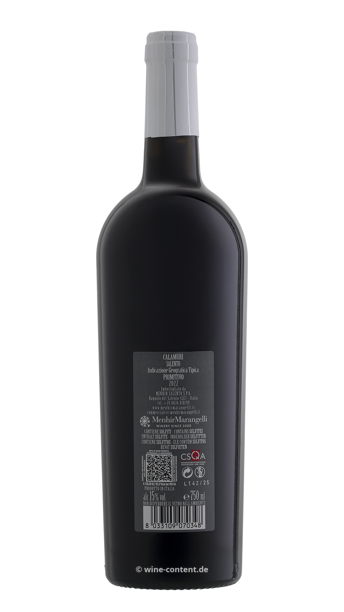 Primitivo Salento 2022 CalaMuri Primitivo Salento 2022 CalaMuri