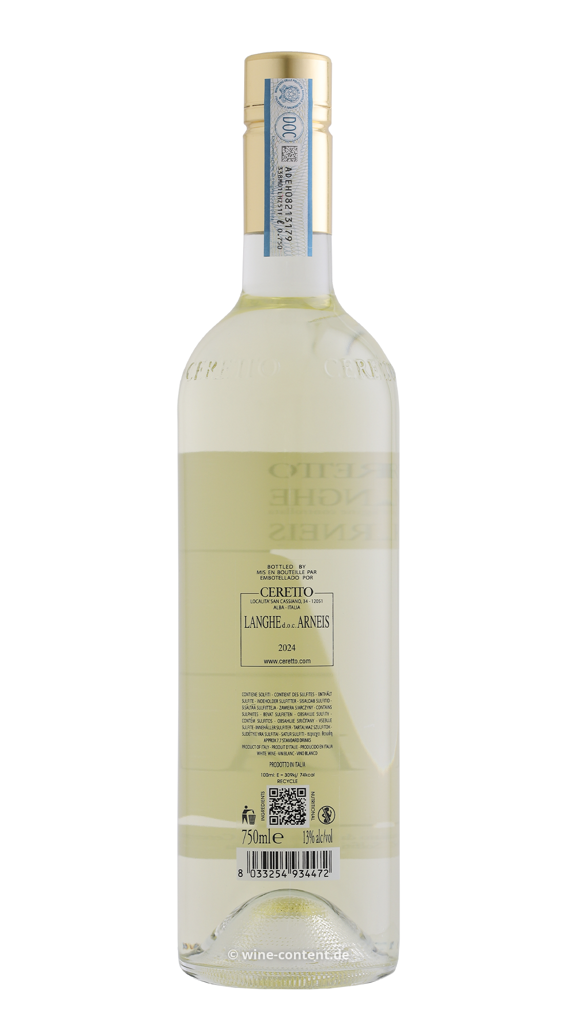 Arneis Langhe 2024 Blangé