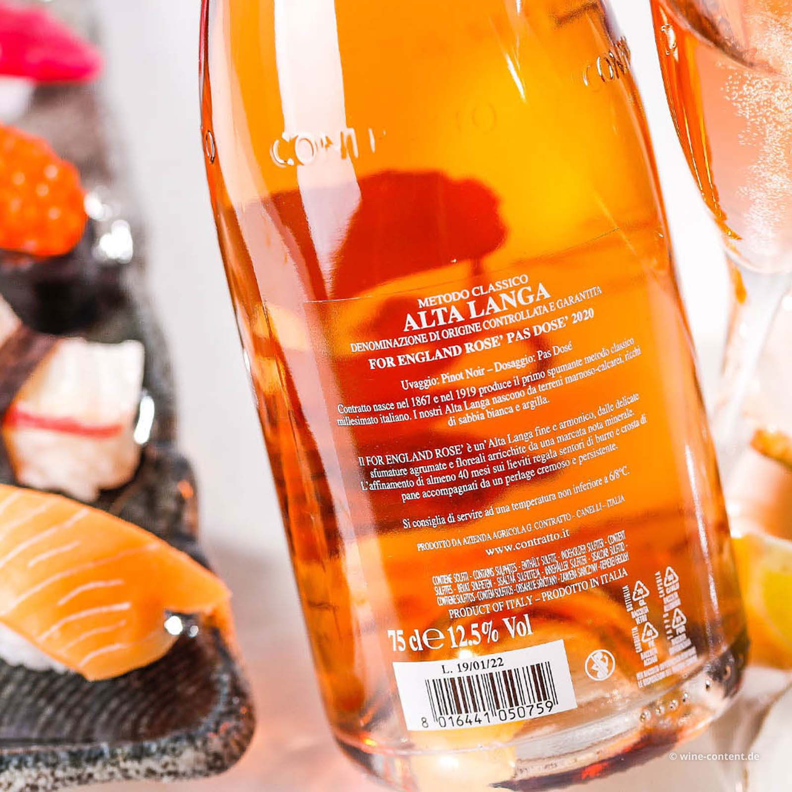 Alta Langa Rosé 2020 For England Pas Dosé