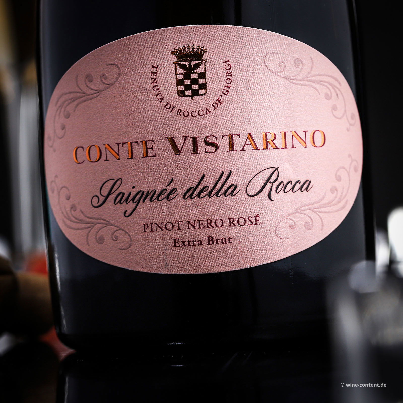 Spumante Rosé Saignée della Rocca Extra Brut