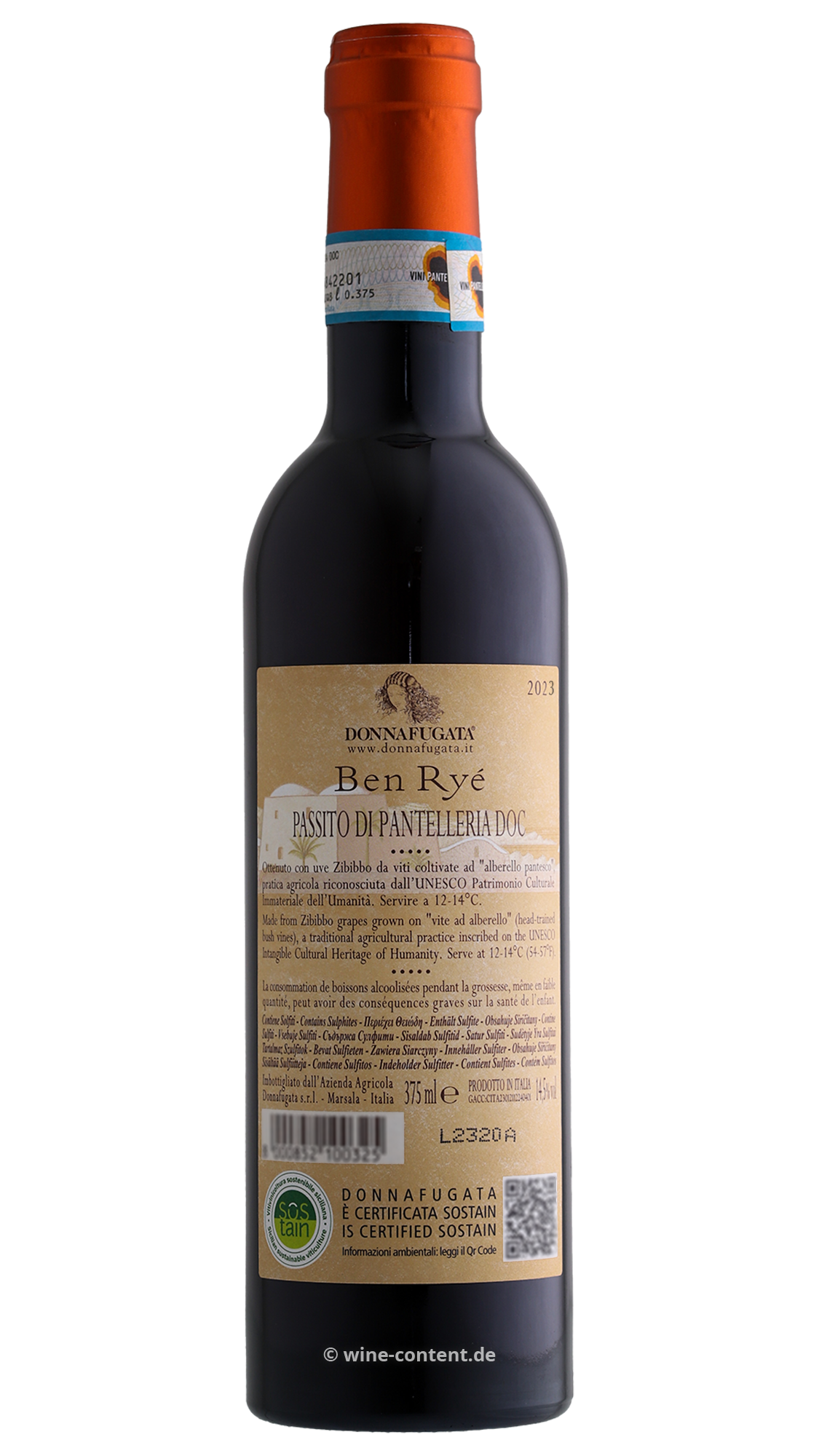 Passito di Pantelleria 2023 Ben Ryé