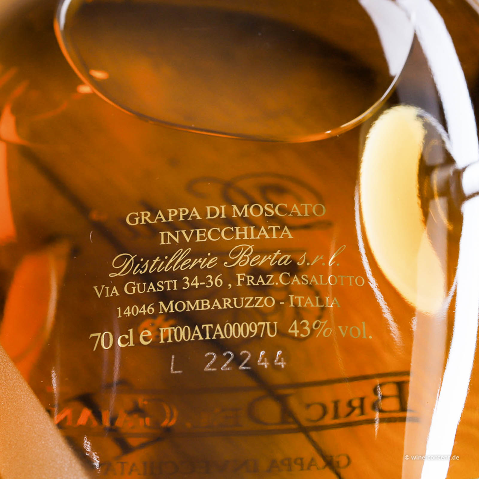 Grappa Bric del Gaian 2017 (Moscato)