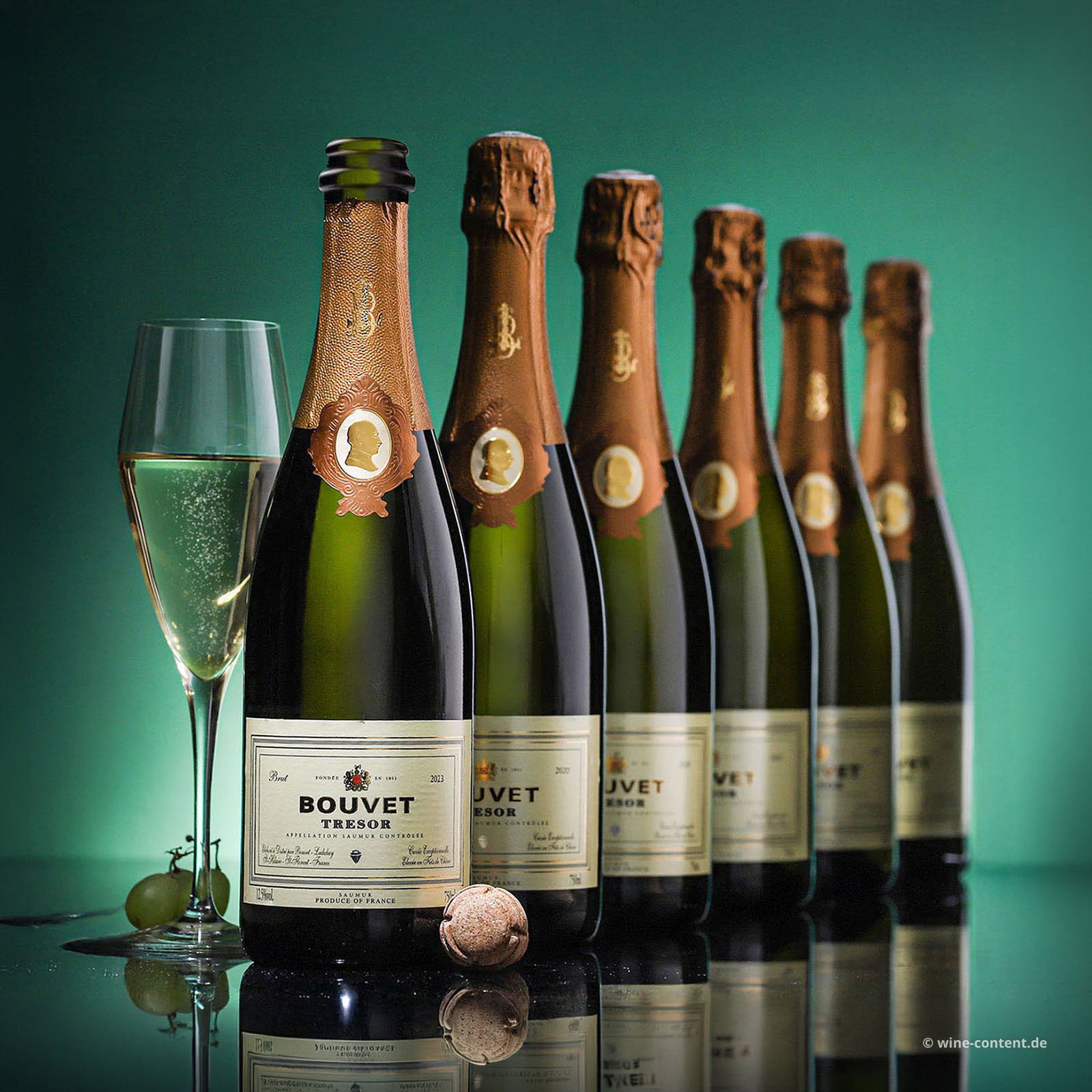 6er-Sparpaket Crémant Saumur Blanc 2023 Trésor Brut