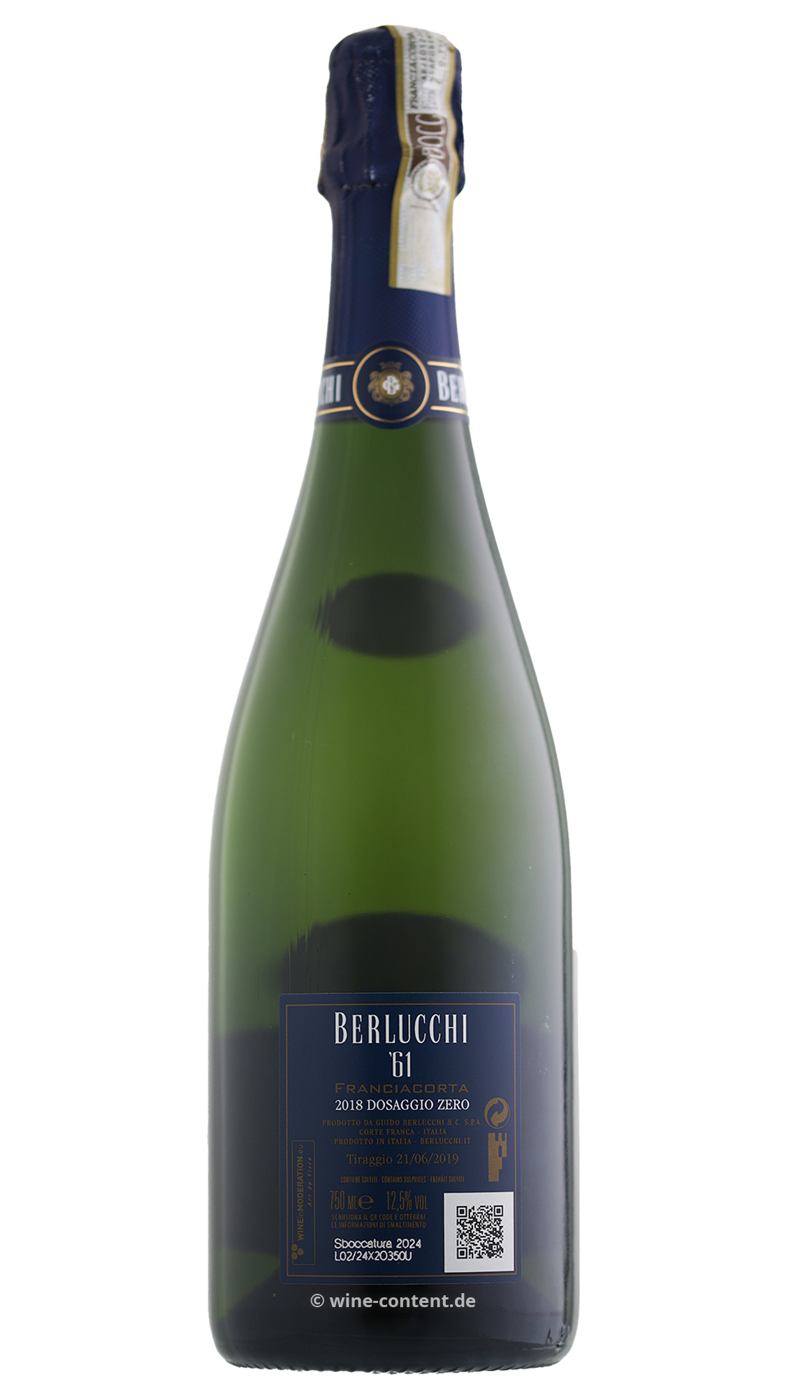 '61 Franciacorta Nature 2018 Blanc de Blancs Millesimato