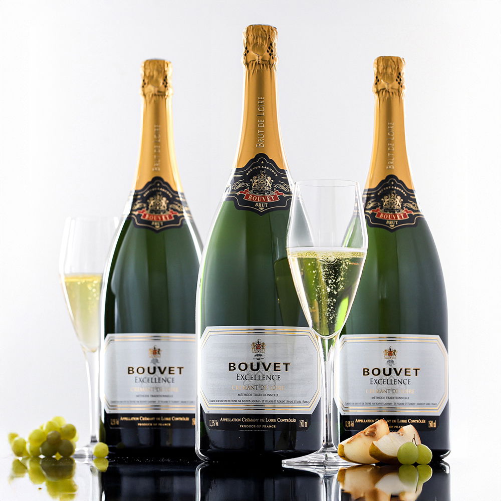 3er-Paket Crémant de Loire Excellence Brut Magnum