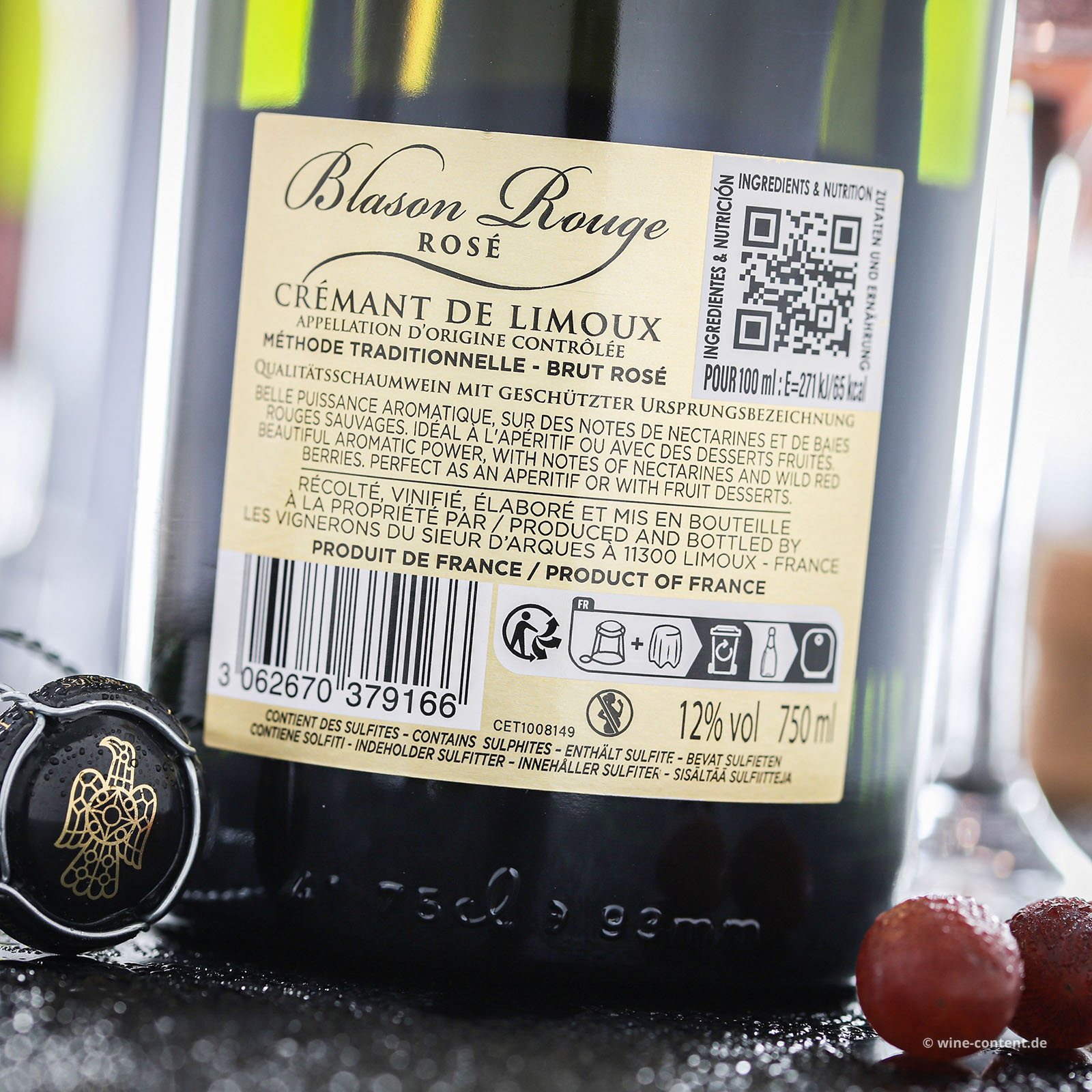 Crémant de Limoux Rosé Blason Rouge Brut