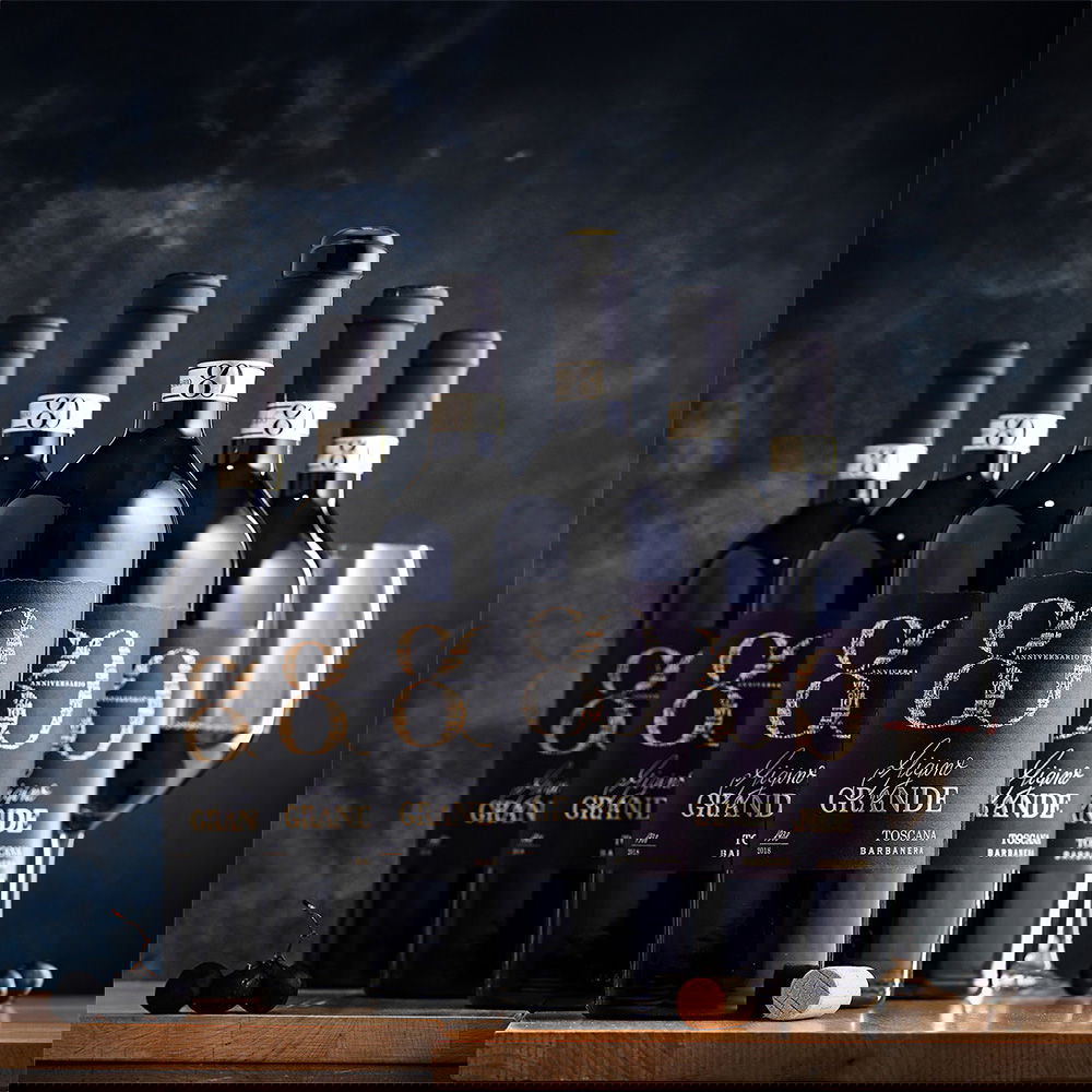 6er-Sparpaket Gigino Grande Rosso 2022 Anniversario 80