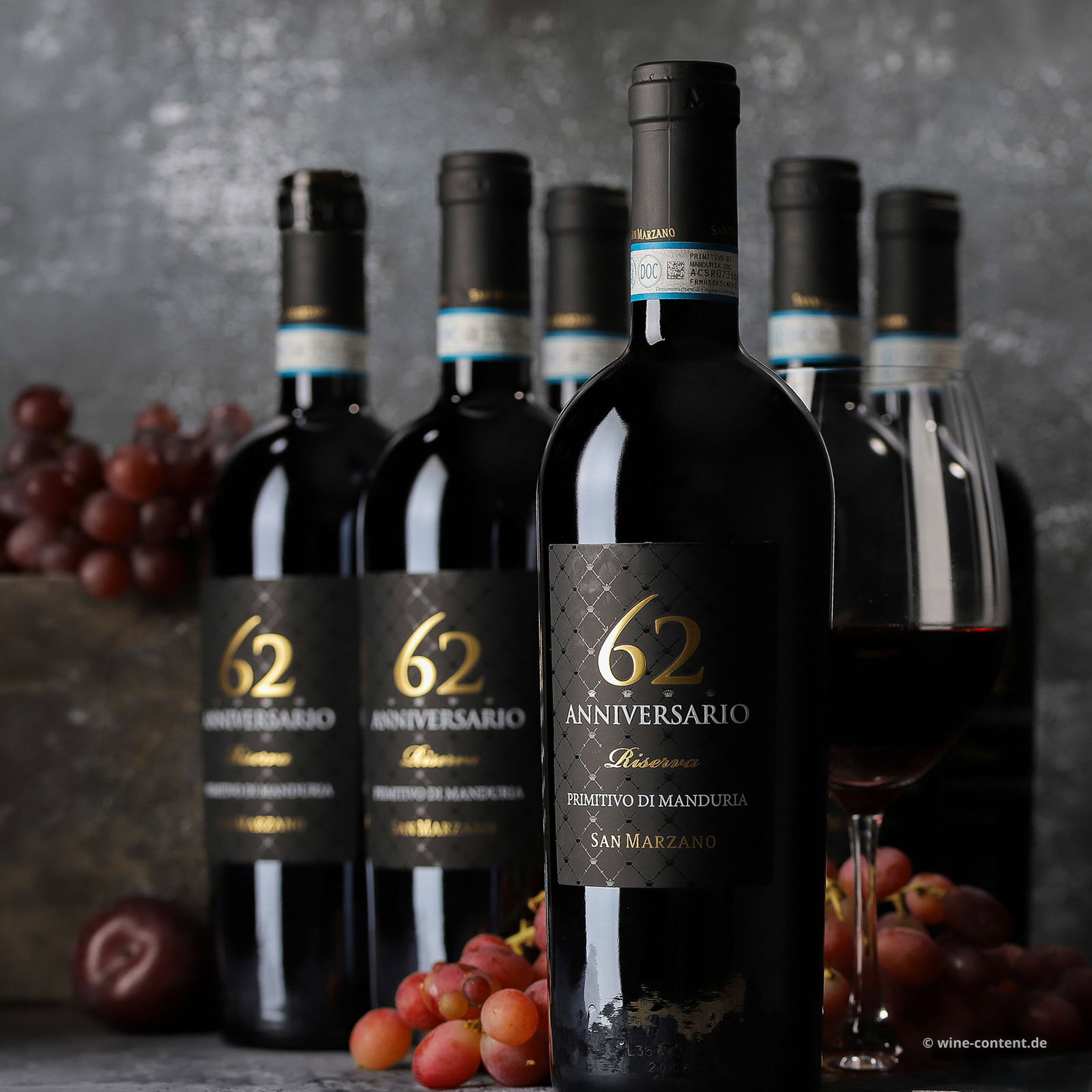 6er-Sparpaket Primitivo di Manduria Riserva 2020 Anniversario 62