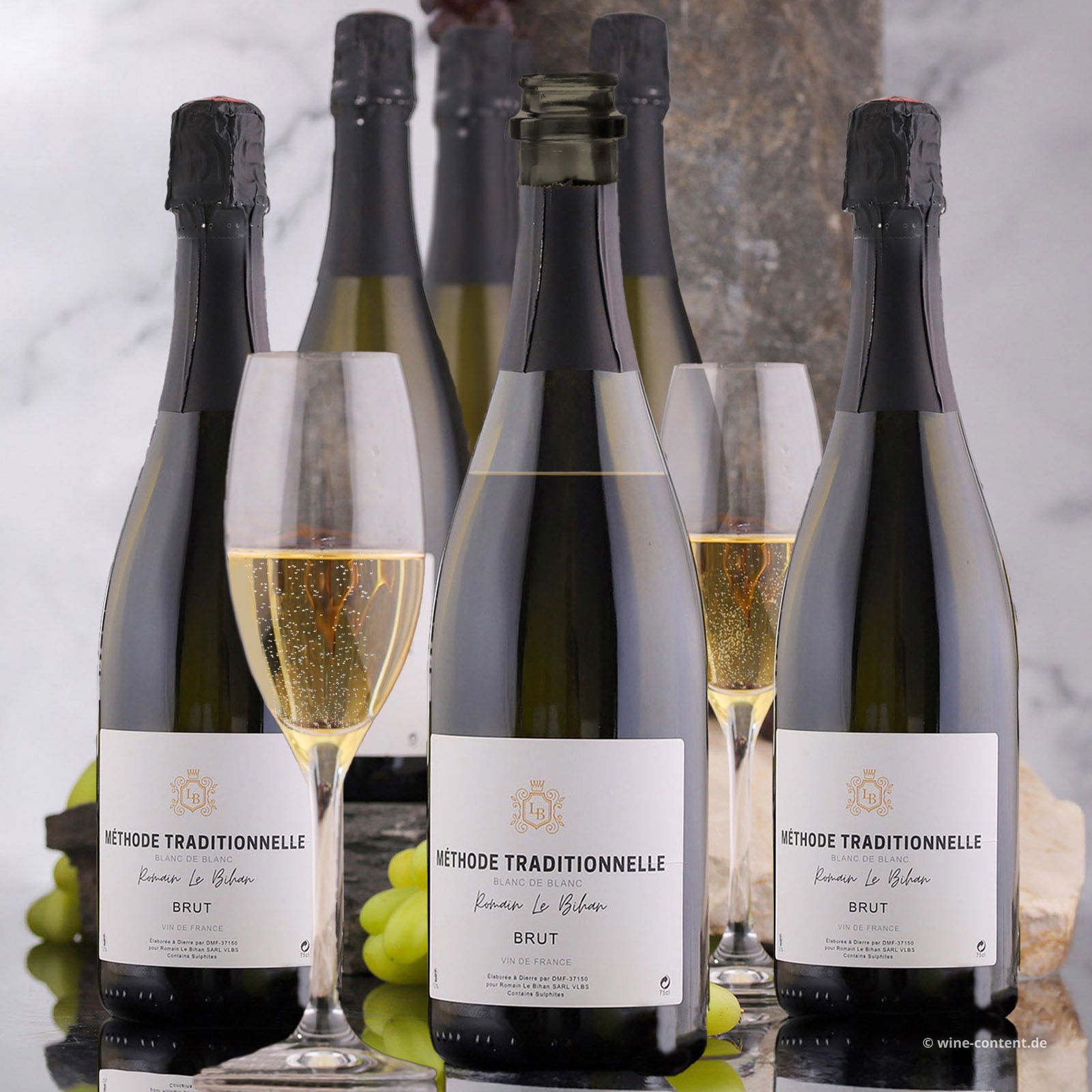 6er-Sparpaket Methode Traditionnelle Blanc de Blanc Brut