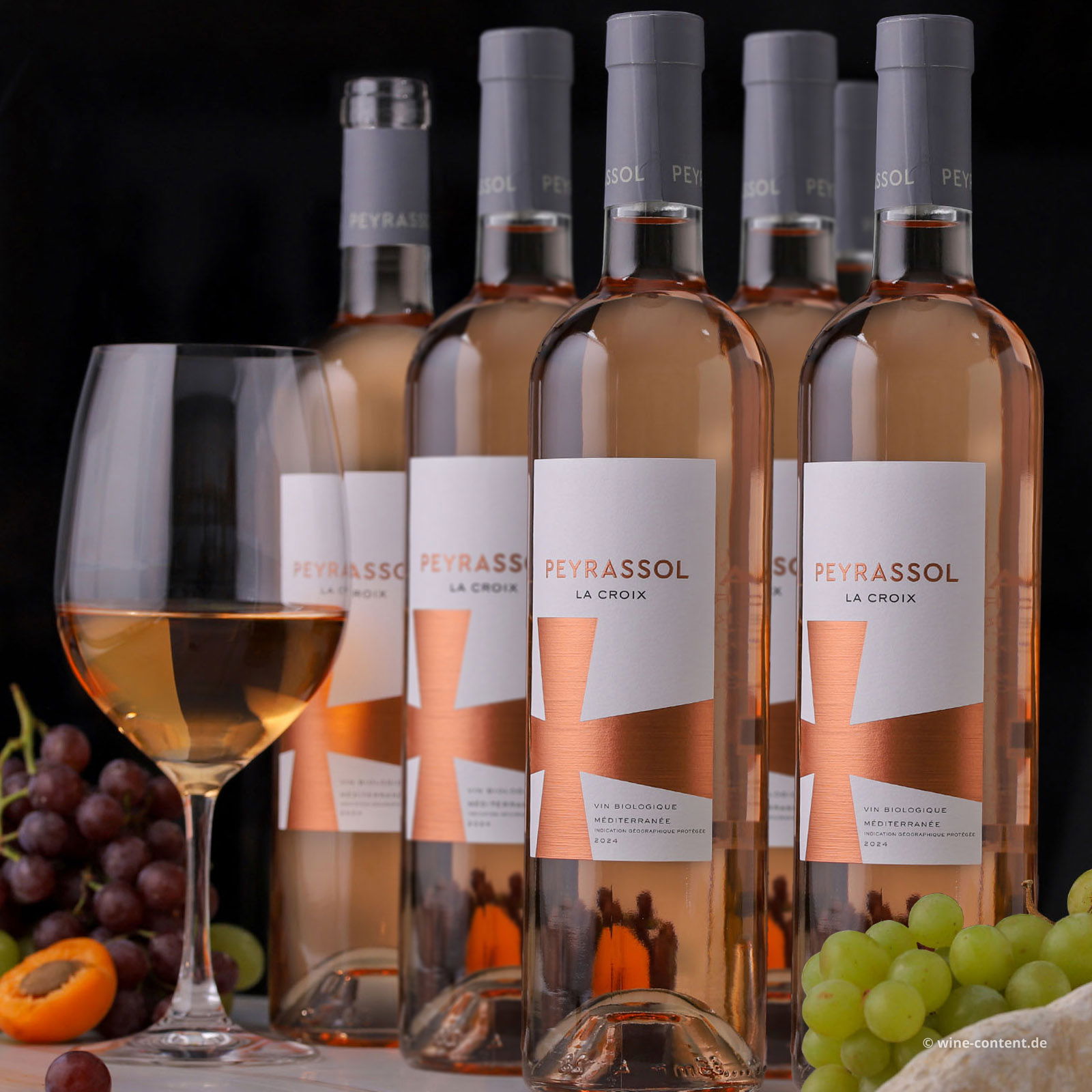 6er-Sparpaket Méditerranée Rosé 2024 La Croix Bio