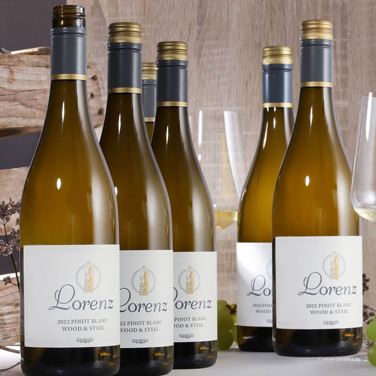 6er-Sparpaket Pinot Blanc 2022 Wood & Steel
