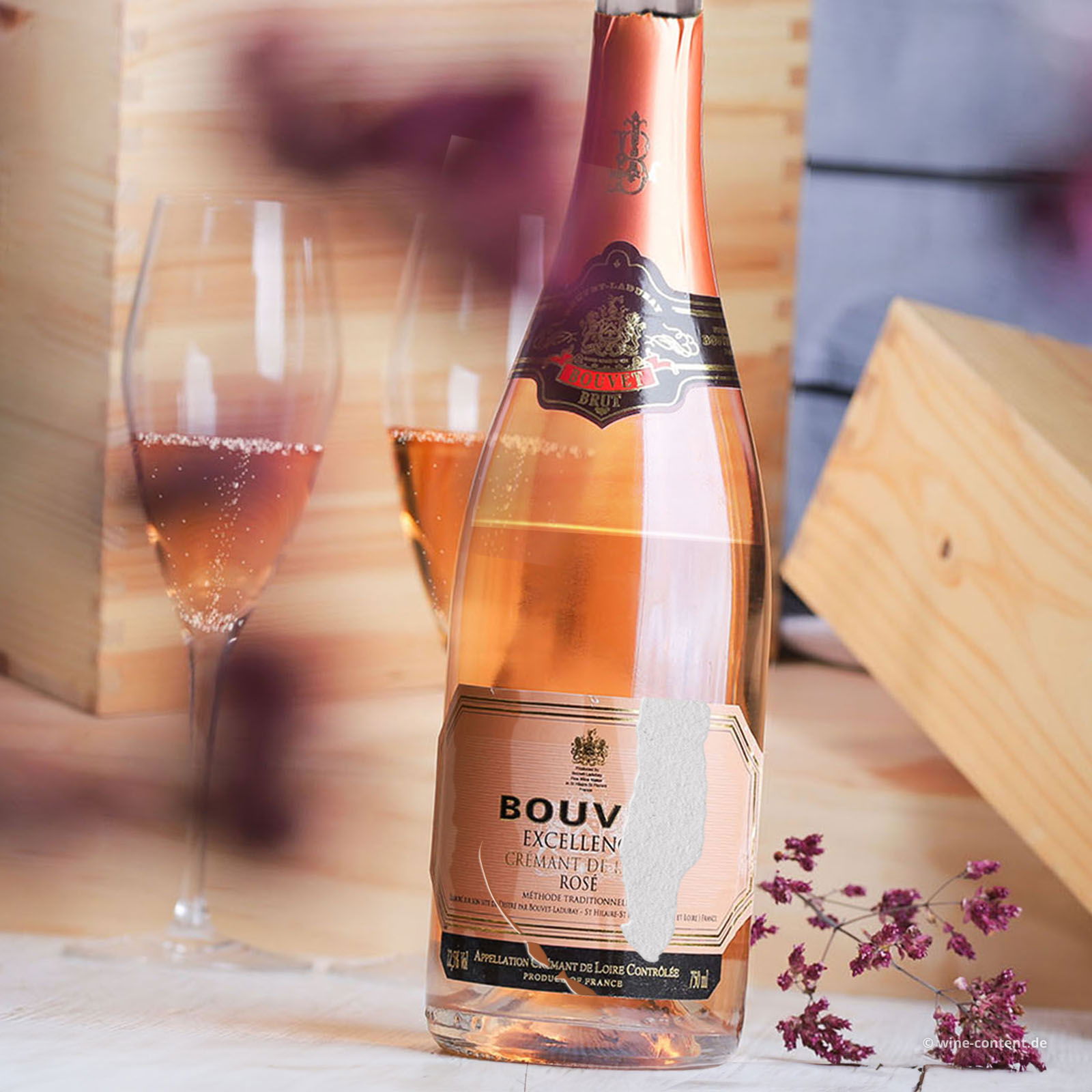 Crémant de Loire Rosé Excellence Brut (Lagerschaden)