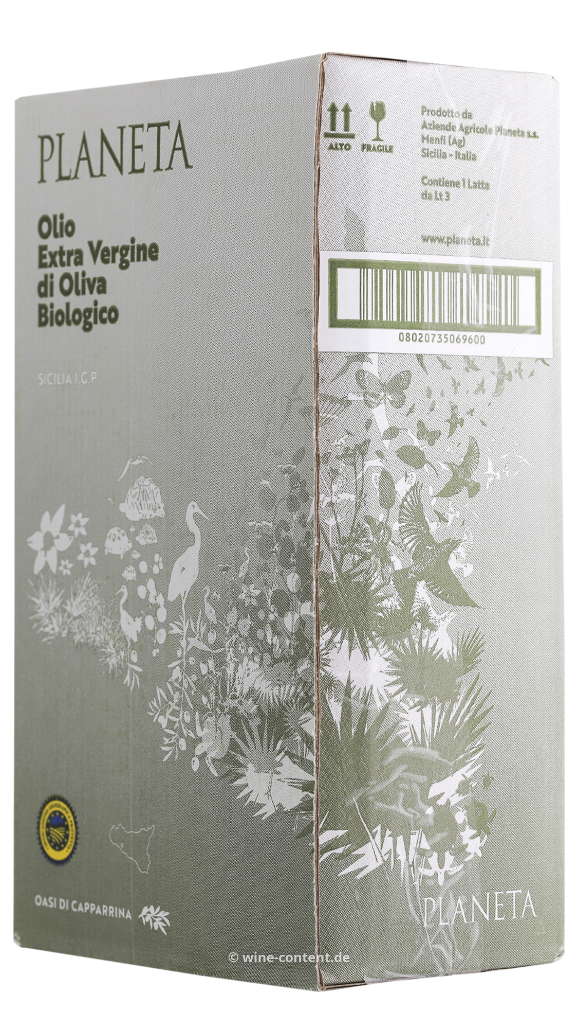 3 L Olivenöl Extra Vergine Sicilia 2024 Bio