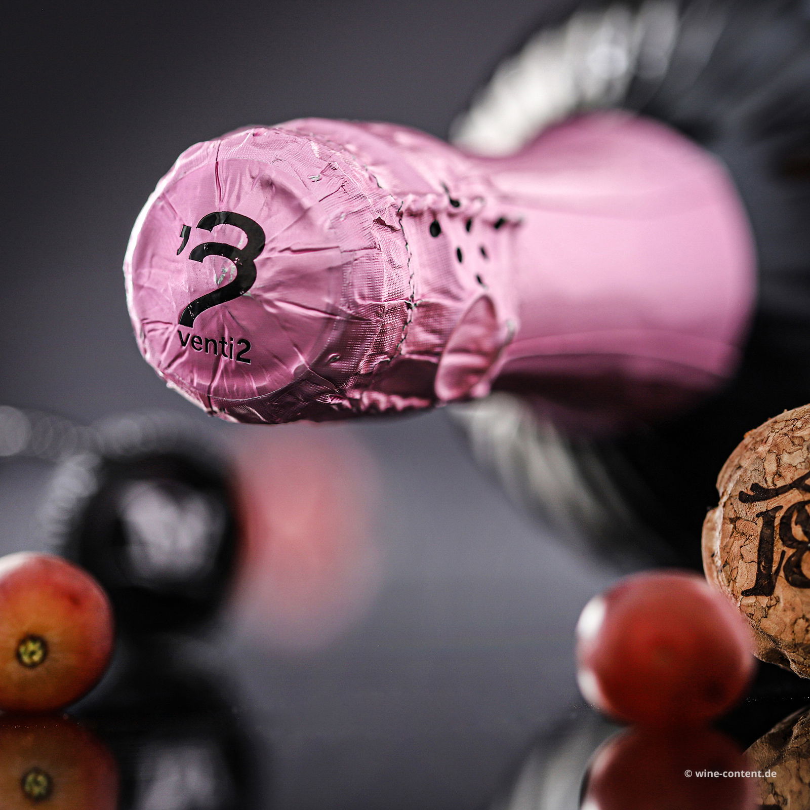 6er-Sparpaket Spumante venti2 Pink Cuvée Extra Dry Neue Silhouette