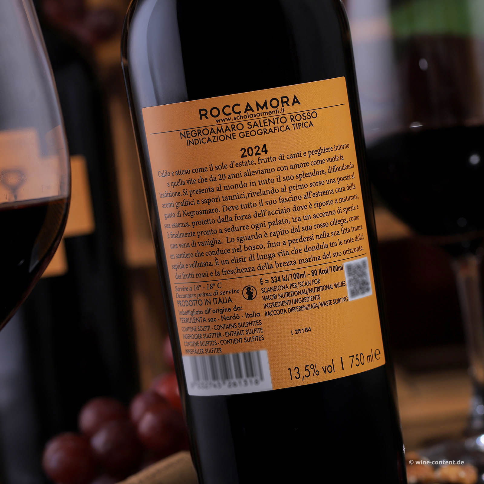 Negroamaro Salento 2024 Roccamora