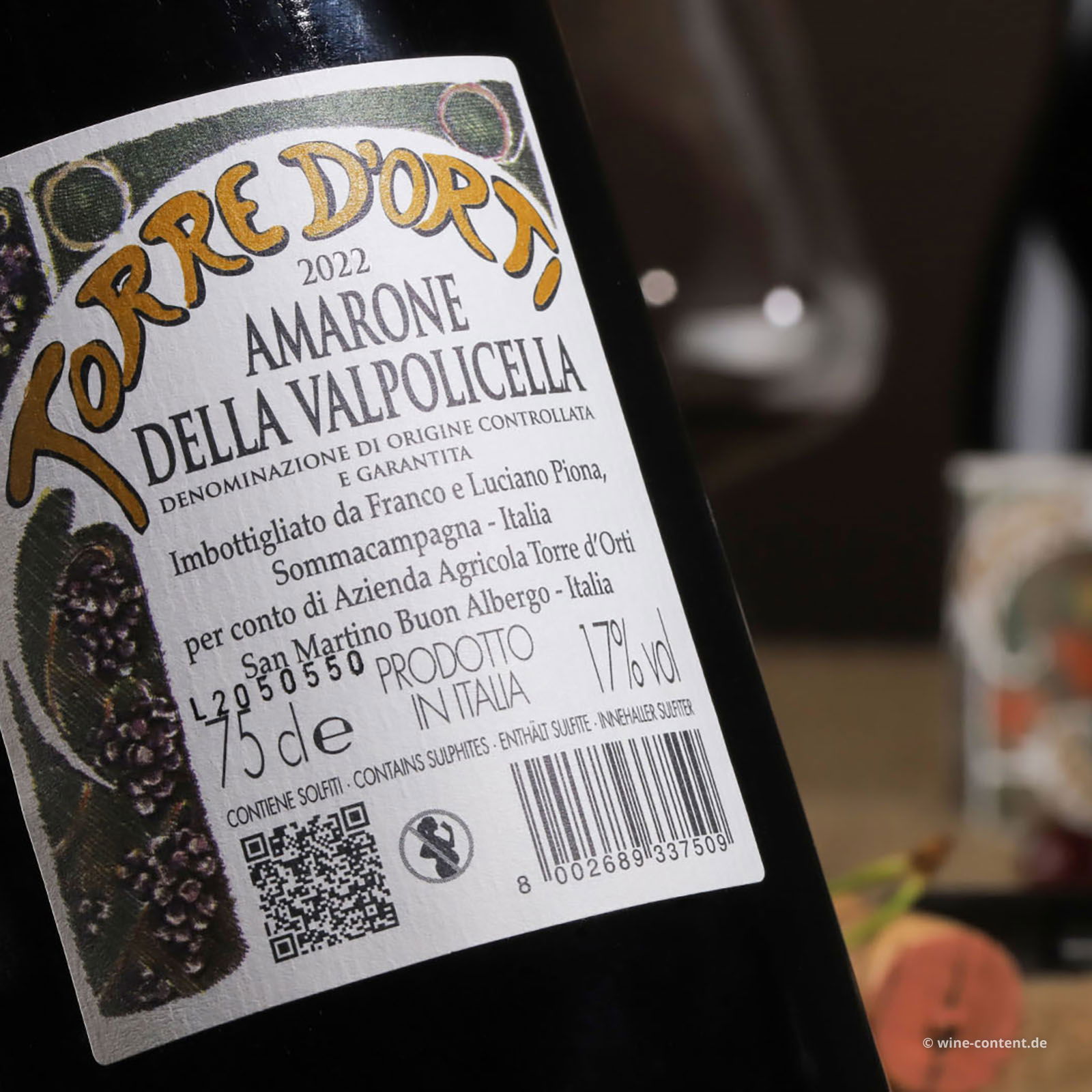 Amarone 2022 Torre d'Orti